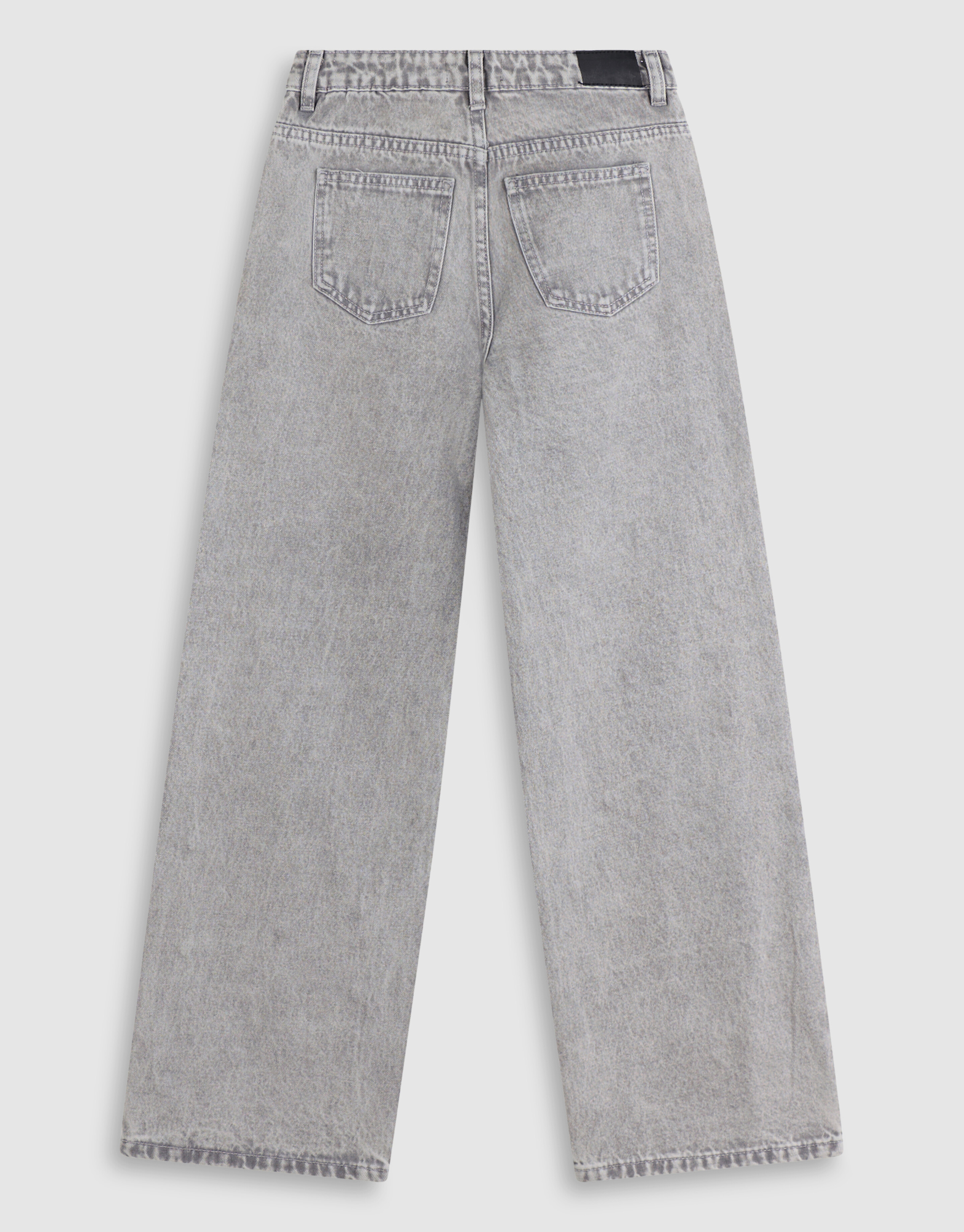 Studded Wide Leg Fit Jeans Grijs SHOEBY GIRLS