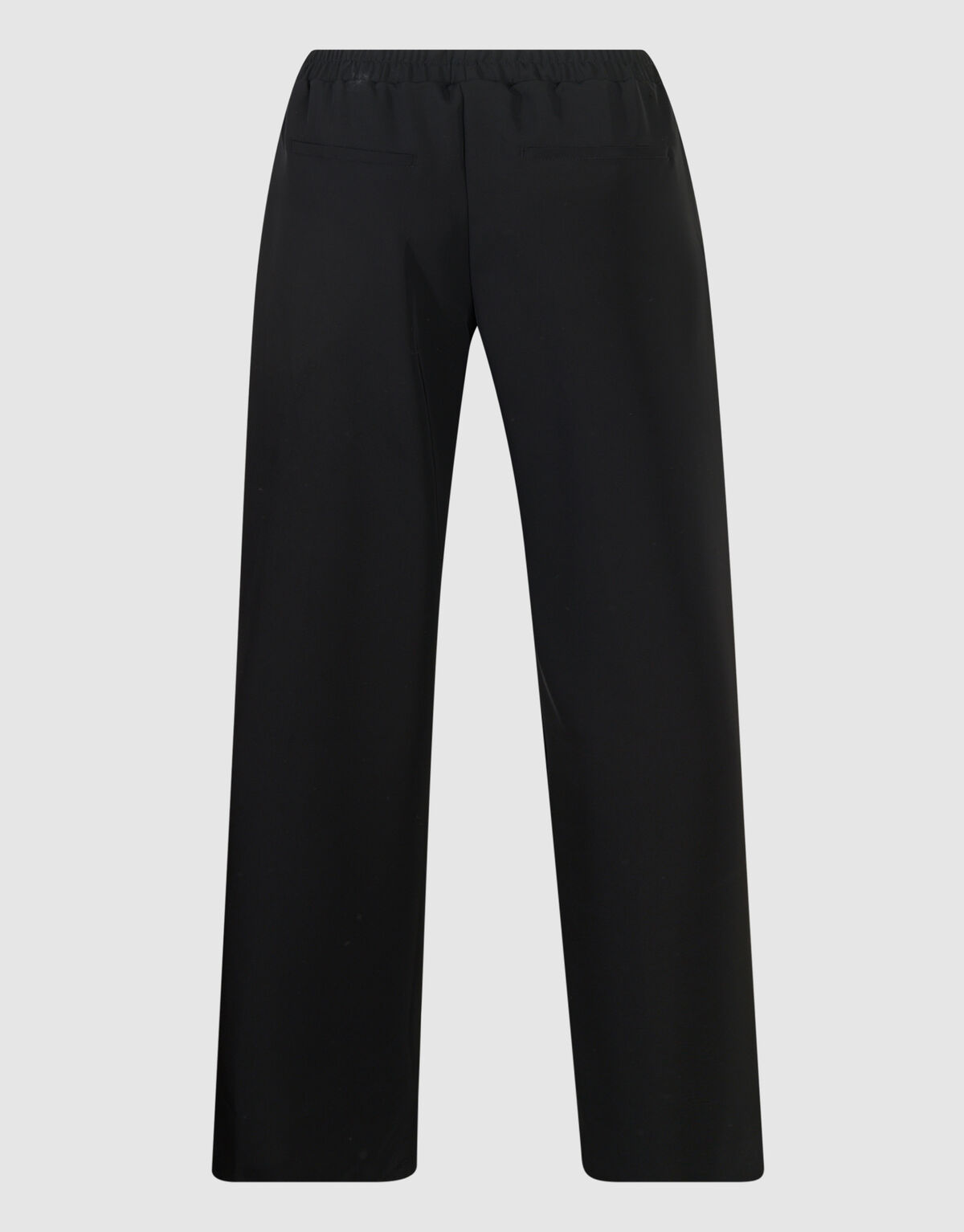 Basic Wide Leg Broek Zwart SHOEBY WOMEN