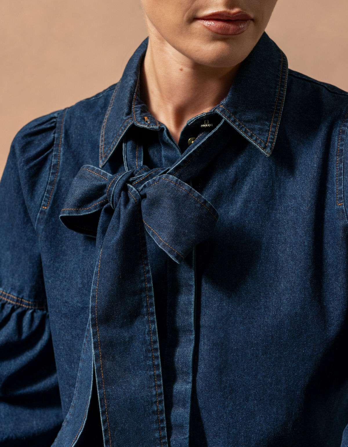 Denim Blouse Donkerblauw By Mieke SHOEBY WOMEN
