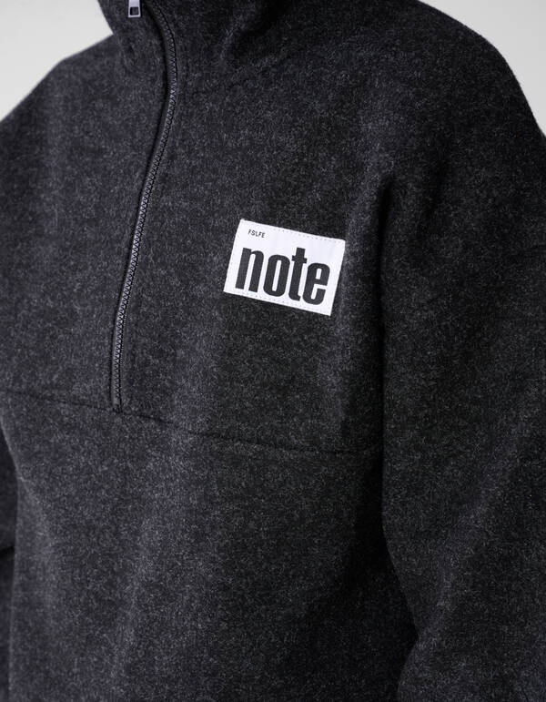 Half Zip Sweater Donkergrijs SHOEBY BOYS