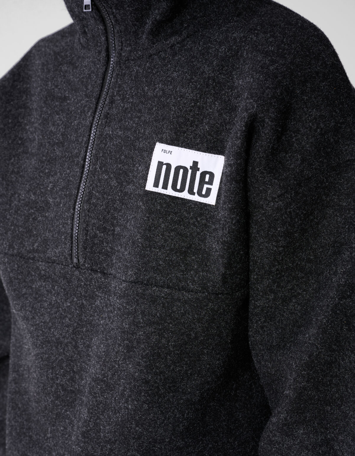 Half Zip Sweater Donkergrijs SHOEBY BOYS