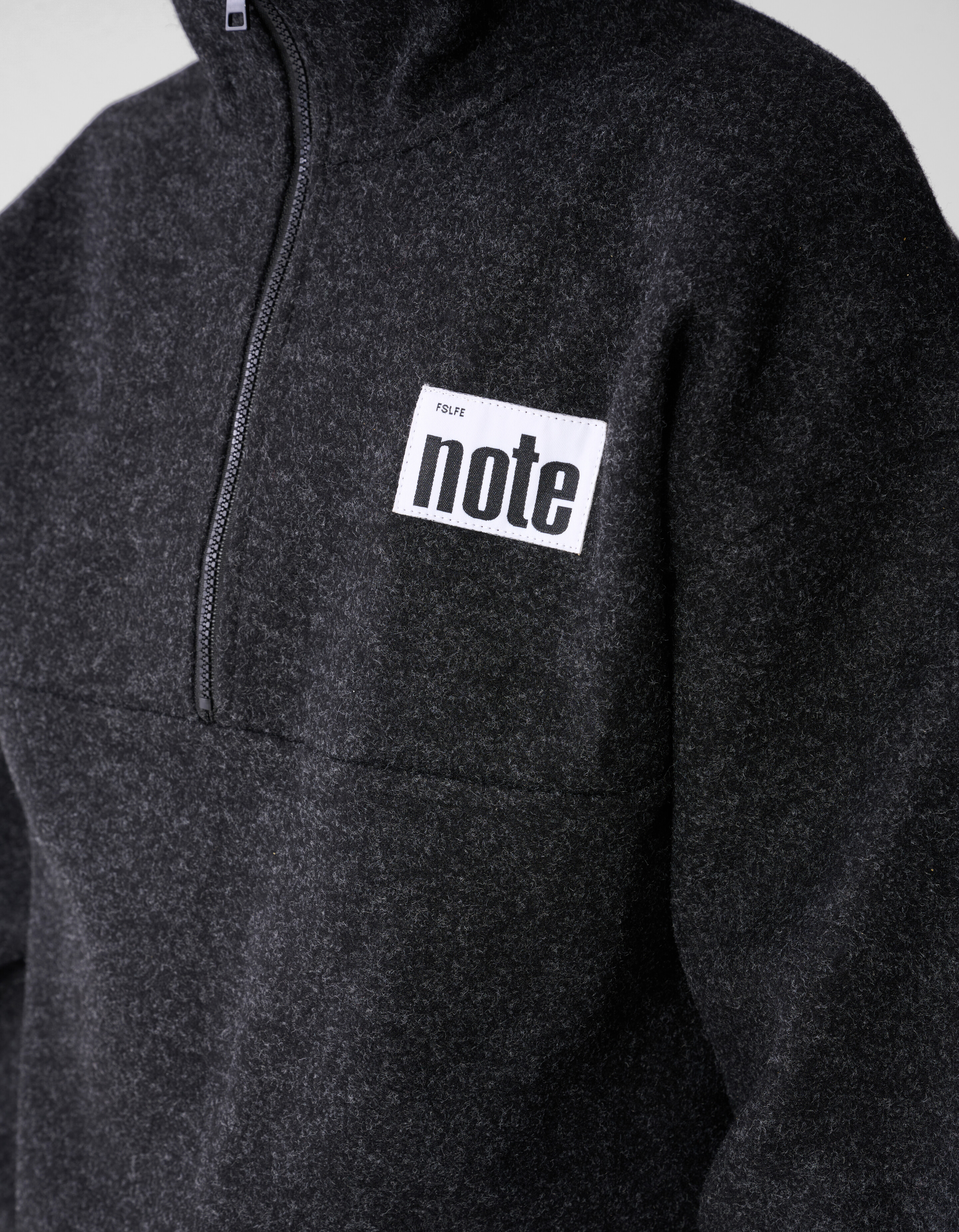 Half Zip Sweater Donkergrijs SHOEBY BOYS