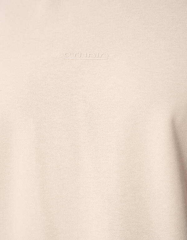 Studio Tekst Artwork T-shirt Zand SHOEBY MEN