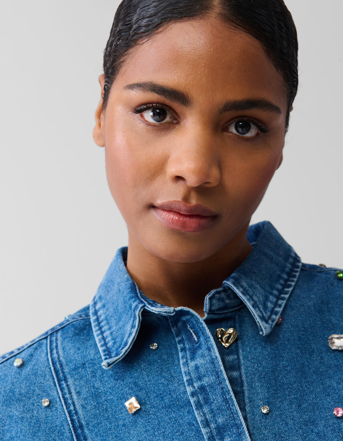 Denim Stone Blouse SHOEBY WOMEN