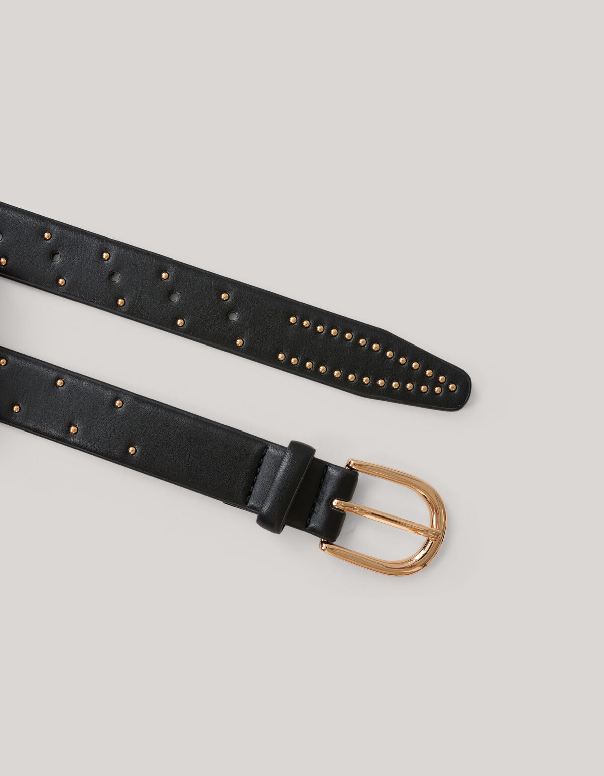 Studded Riem Zwart SHOEBY ACCESSOIRES