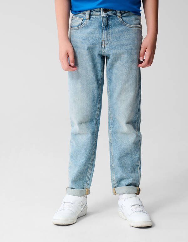 Tapered Fit Jeans Bleached SHOEBY BOYS