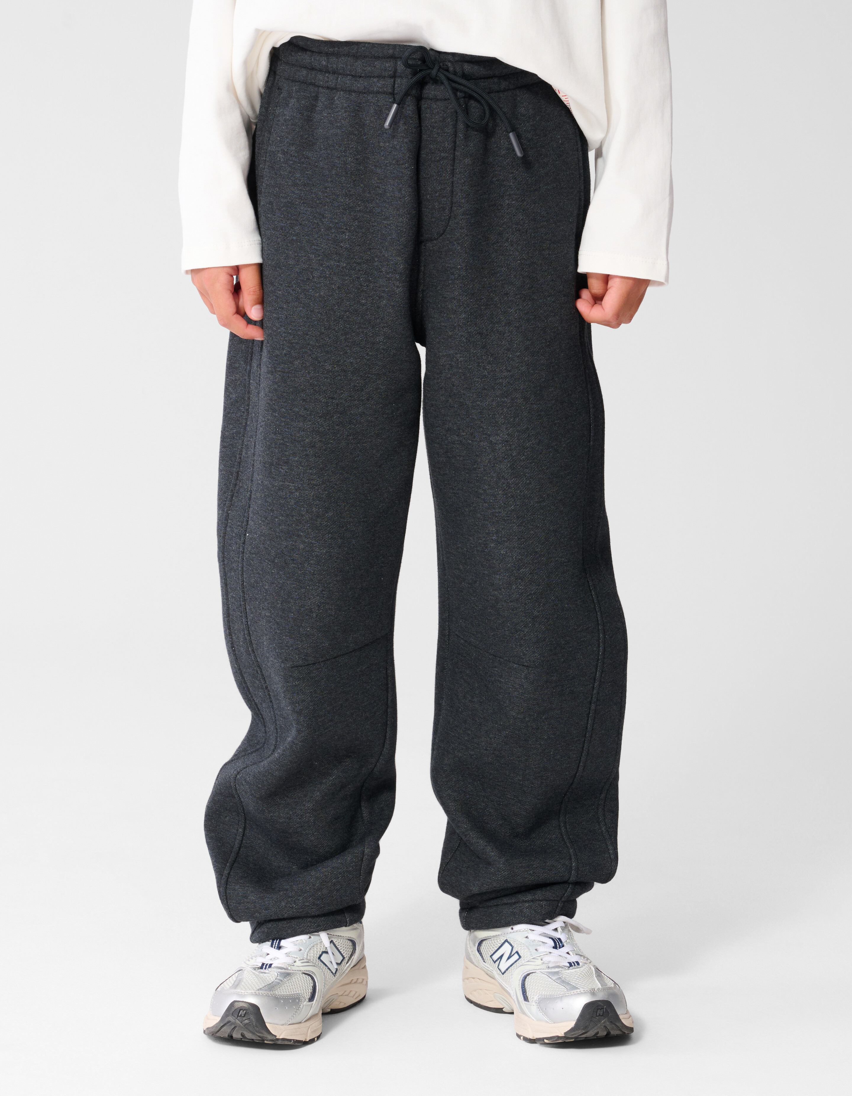 Baggy Fit Joggingbroek Donkergrijs SHOEBY BOYS