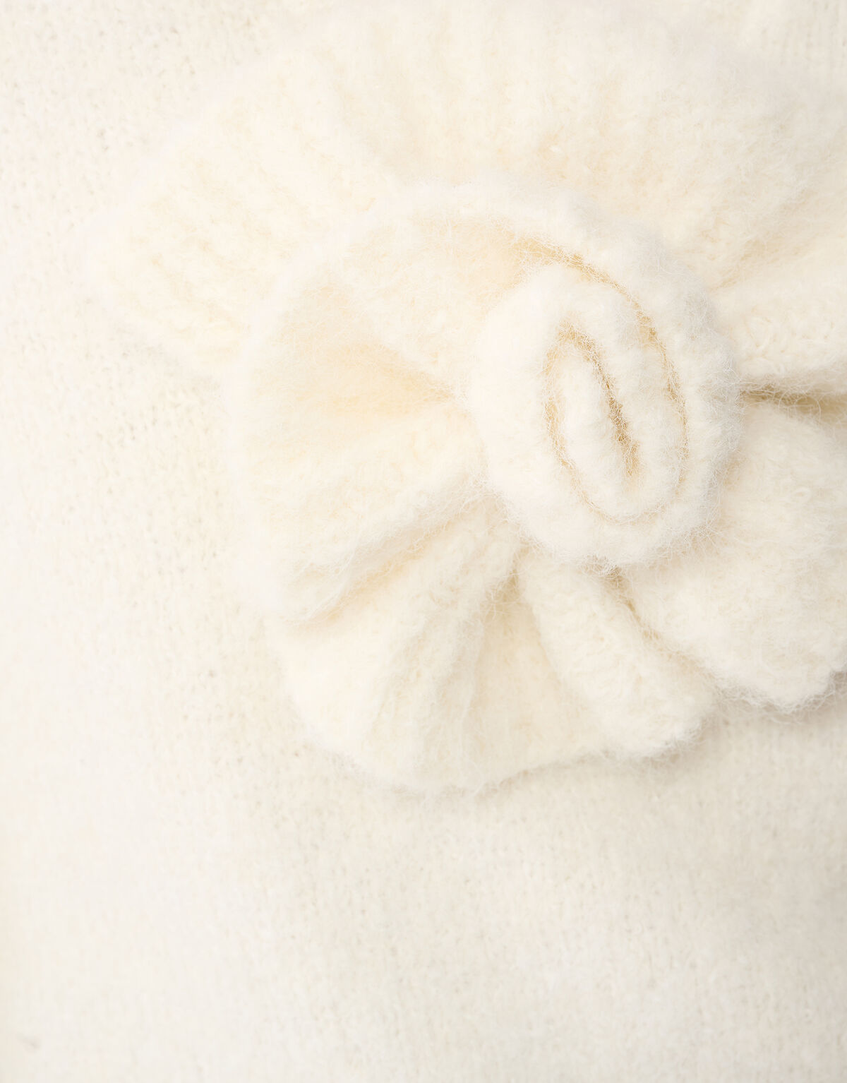 Flower Trui Gebroken Wit SHOEBY WOMEN