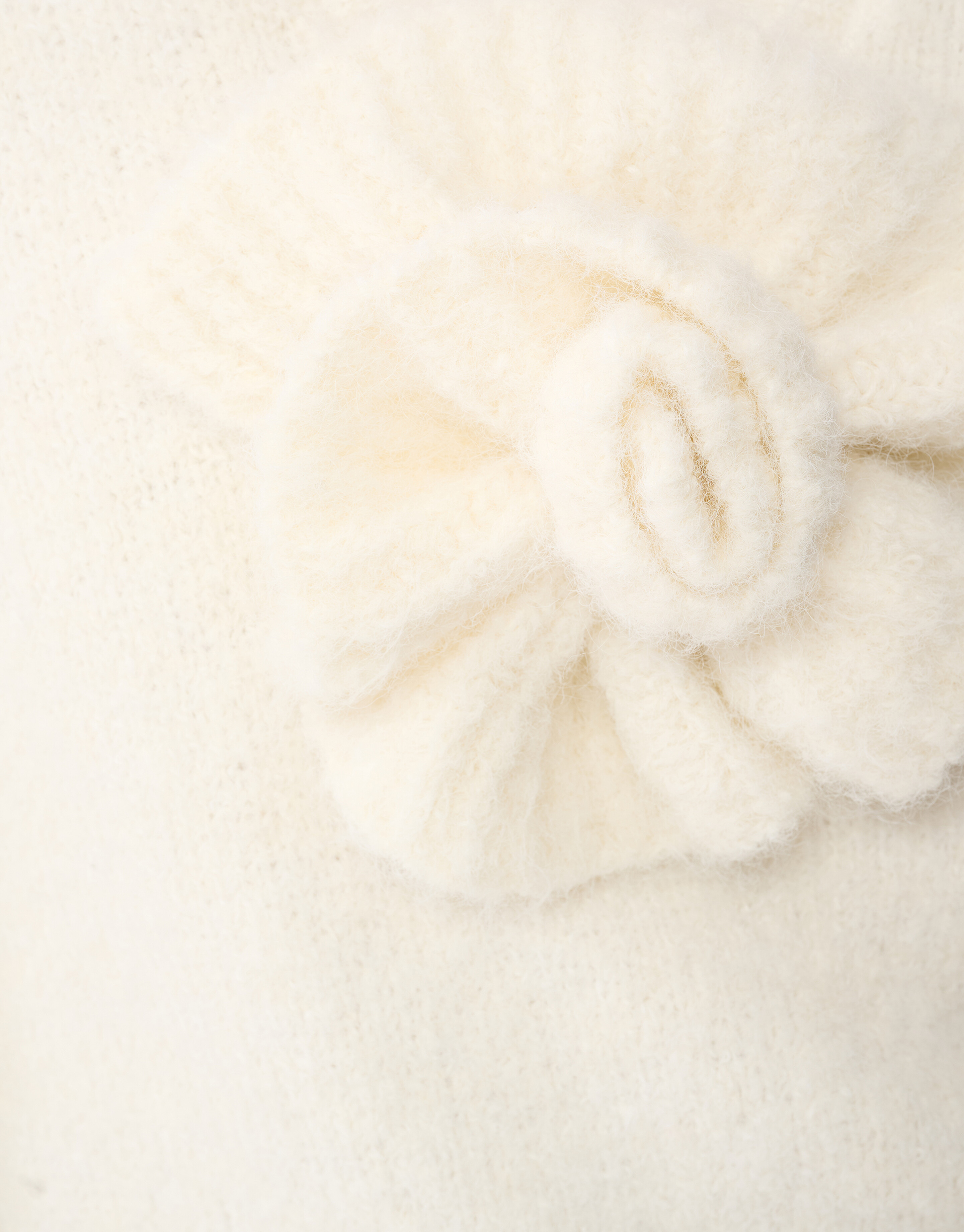 Flower Trui Gebroken Wit SHOEBY WOMEN