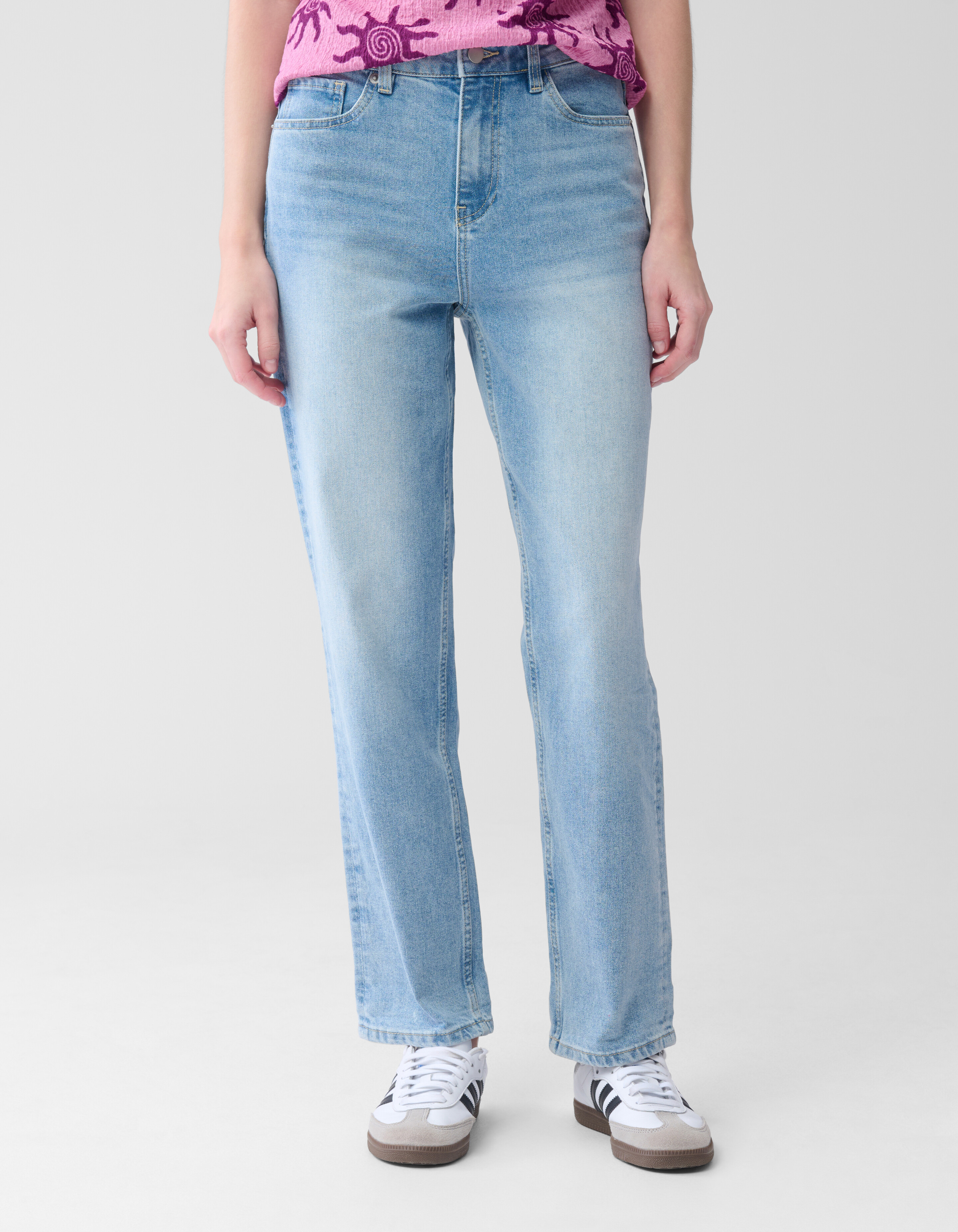 Tapered Fit Jeans Blauw SHOEBY WOMEN
