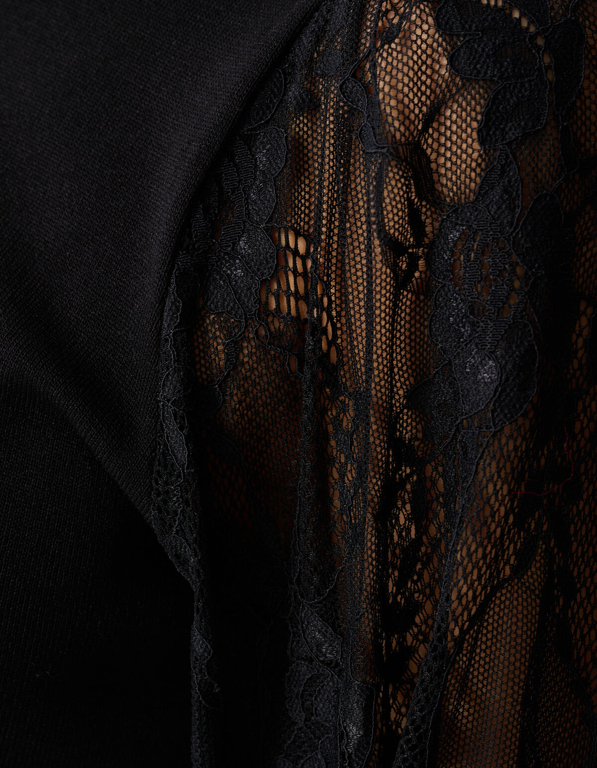 Kanten Knit Trui Zwart SHOEBY WOMEN