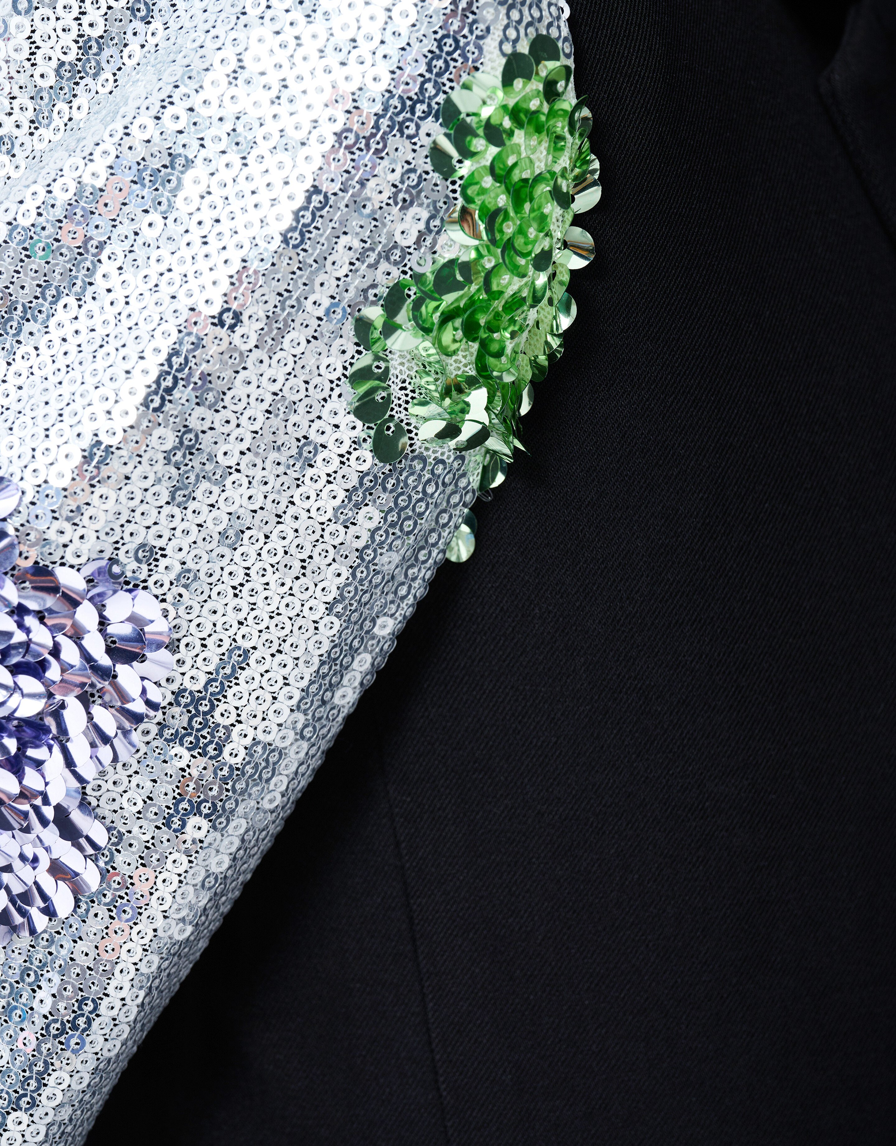 Flower Sequin Blazer Zwart SHOEBY GIRLS