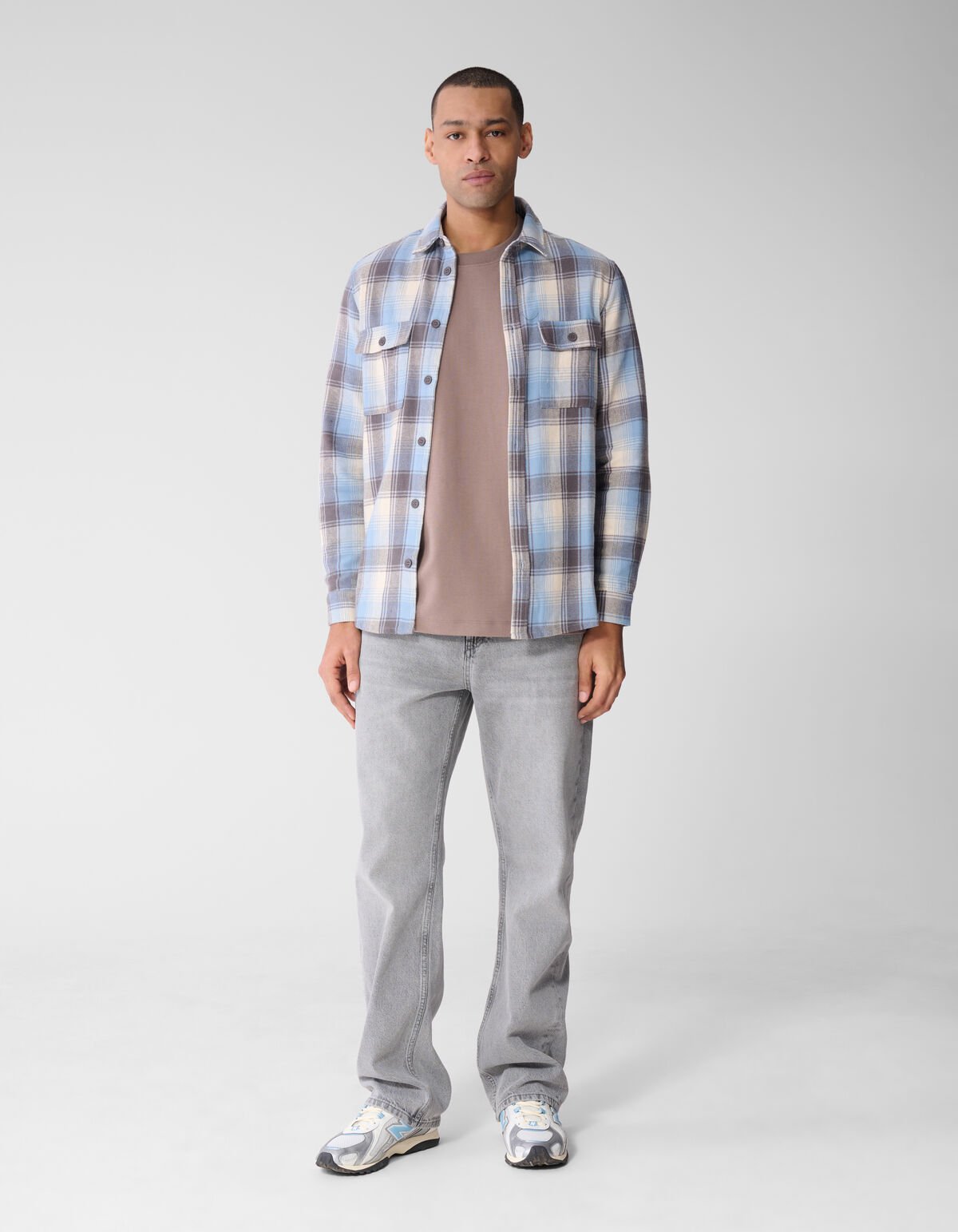 Relaxed Fit Jeans Lichtgrijs L32 SHOEBY MEN