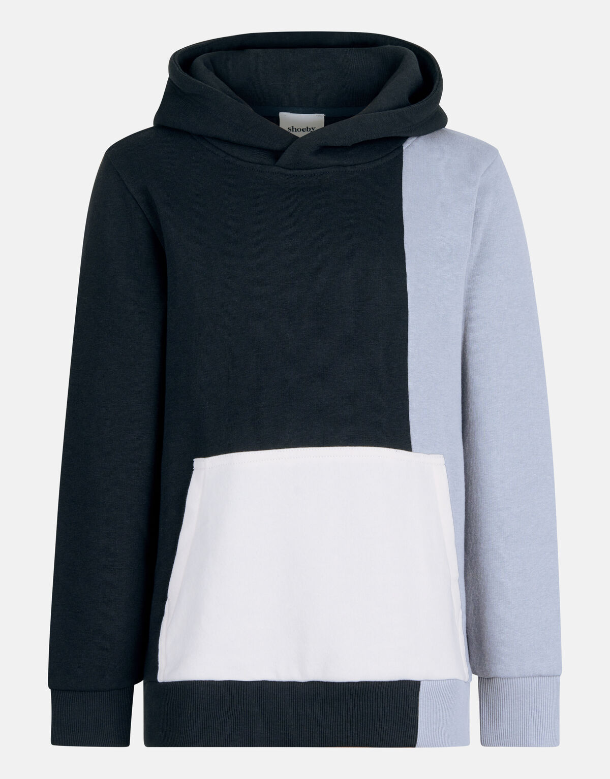 Colorblock Hoodie Donkergrijs SHOEBY BOYS