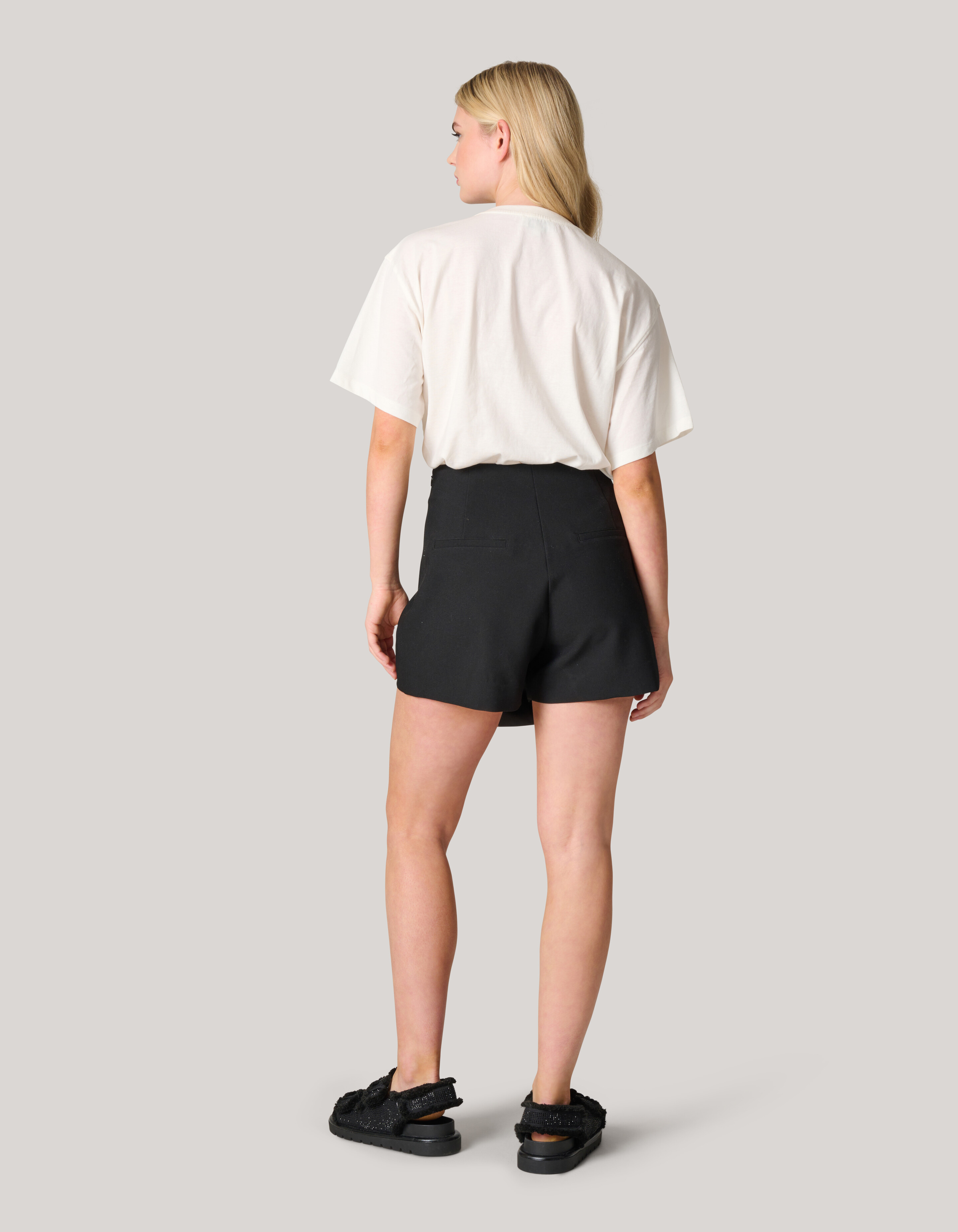 Artwork T-shirt Gebroken Wit SHOEBY WOMEN