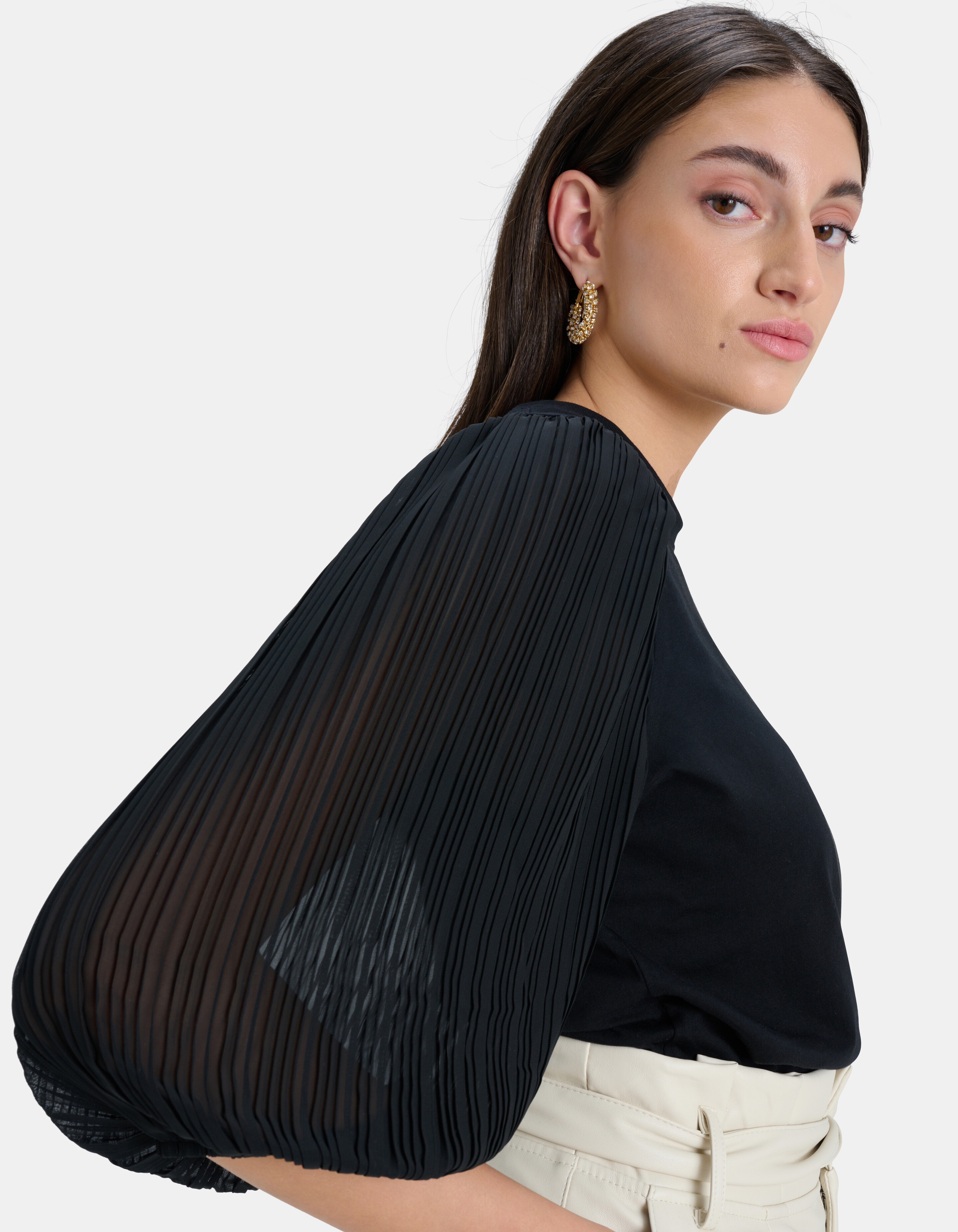 Plisse T-shirt EKSEPT