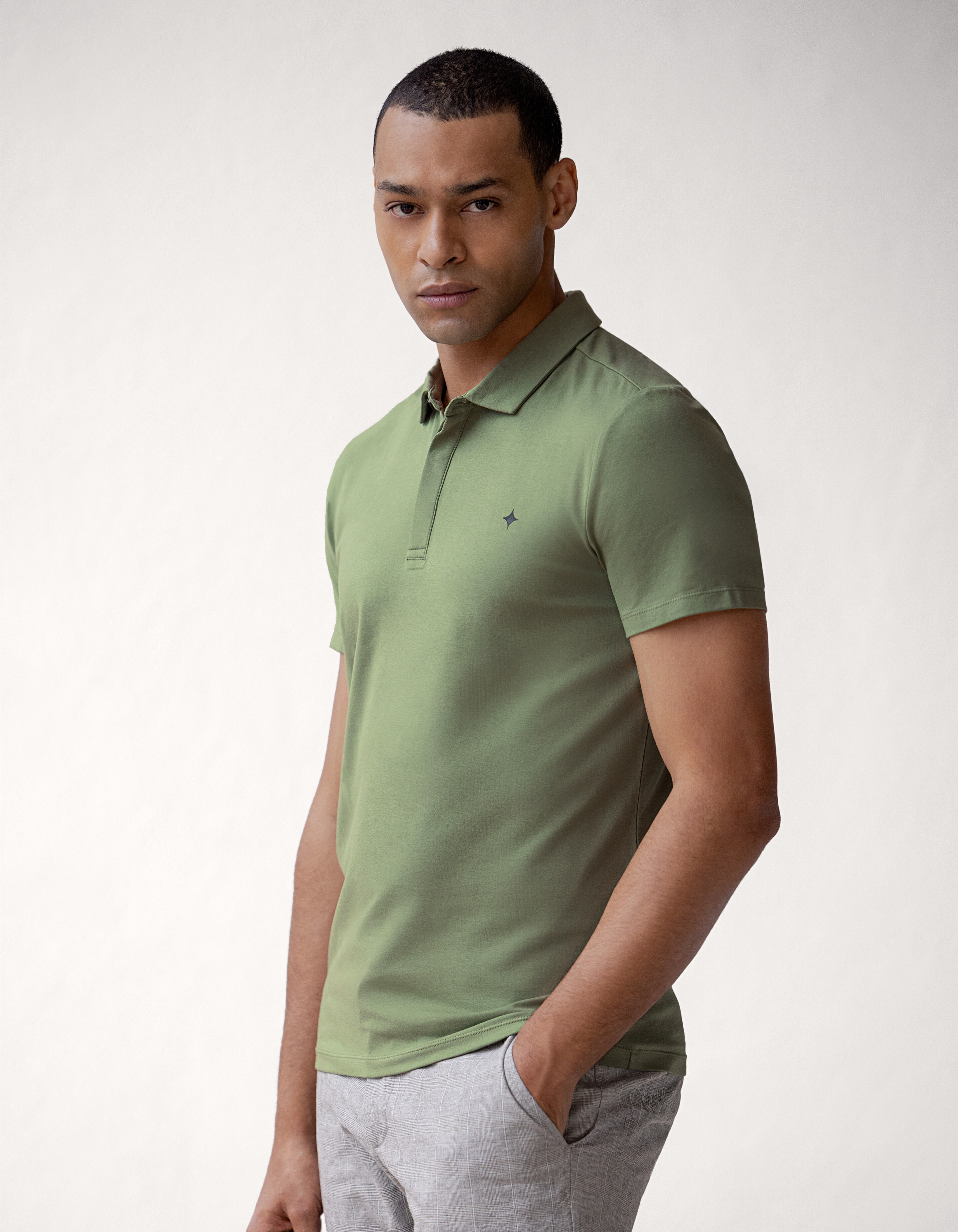 Jersey Polo Groen SHOEBY MEN