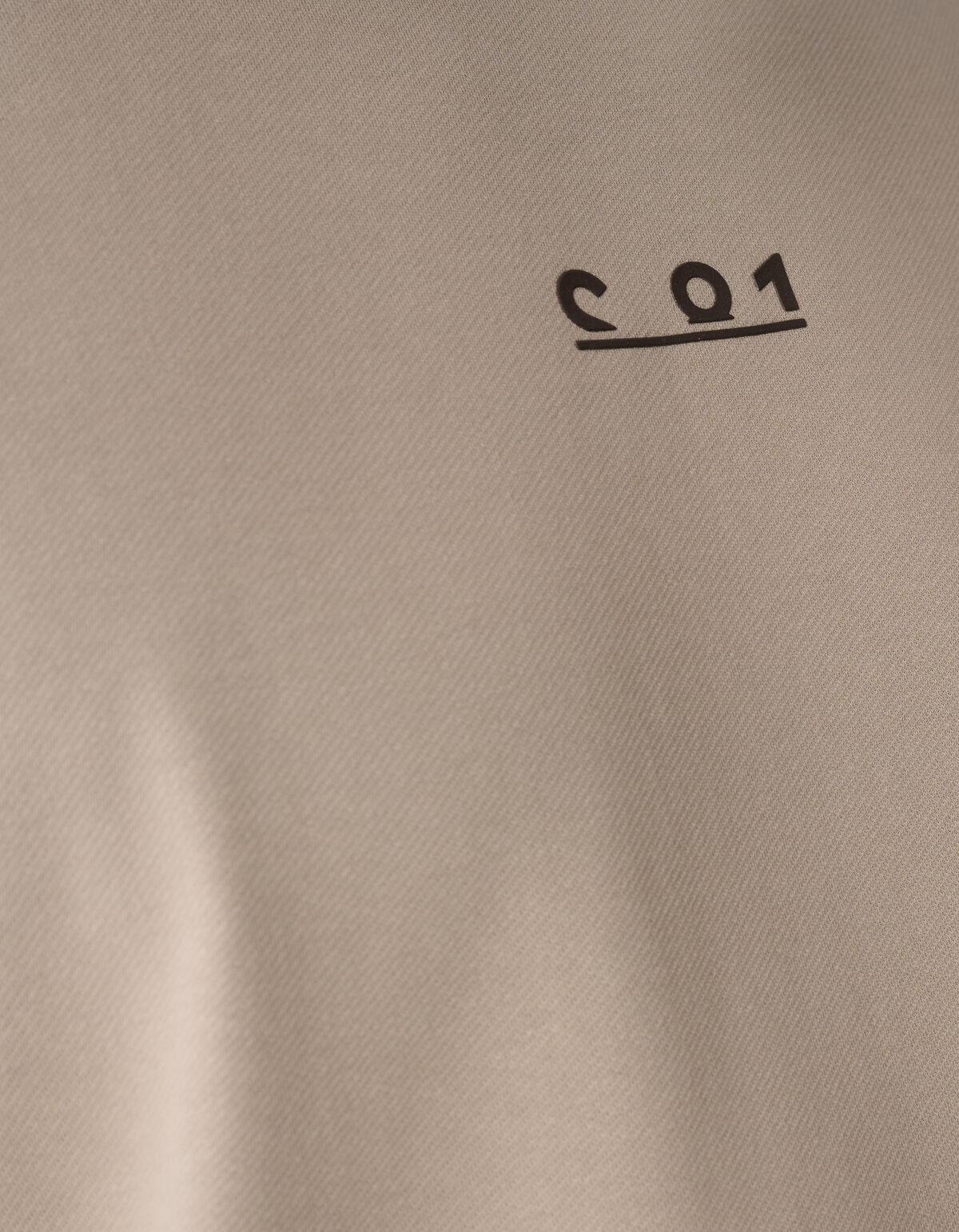 Grafische Tekst T-shirt Lichtbruin SHOEBY MEN