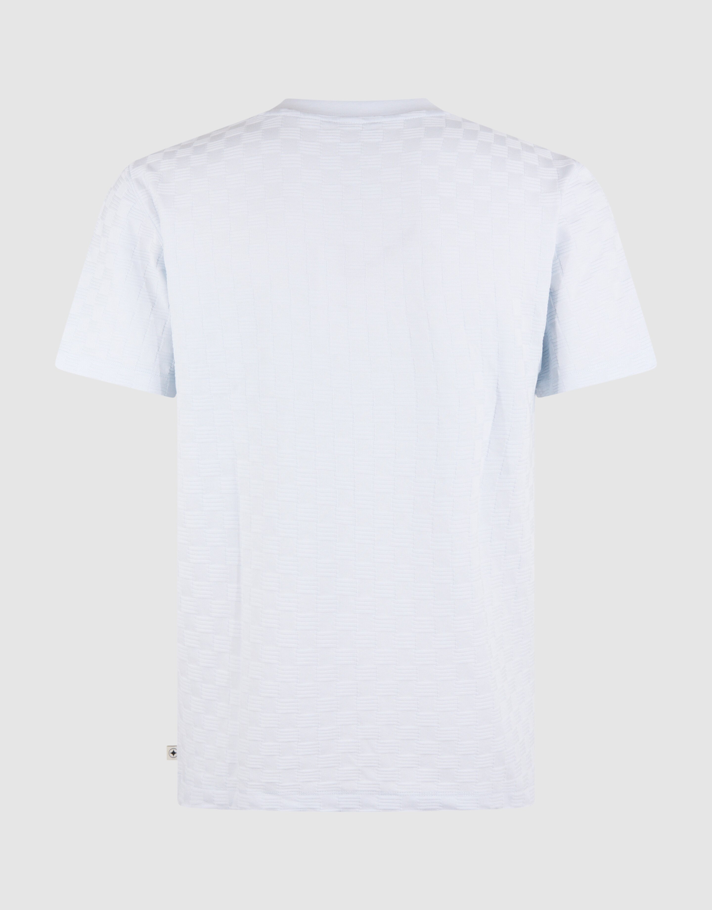 Structuur T-shirt Lichtblauw SHOEBY MEN