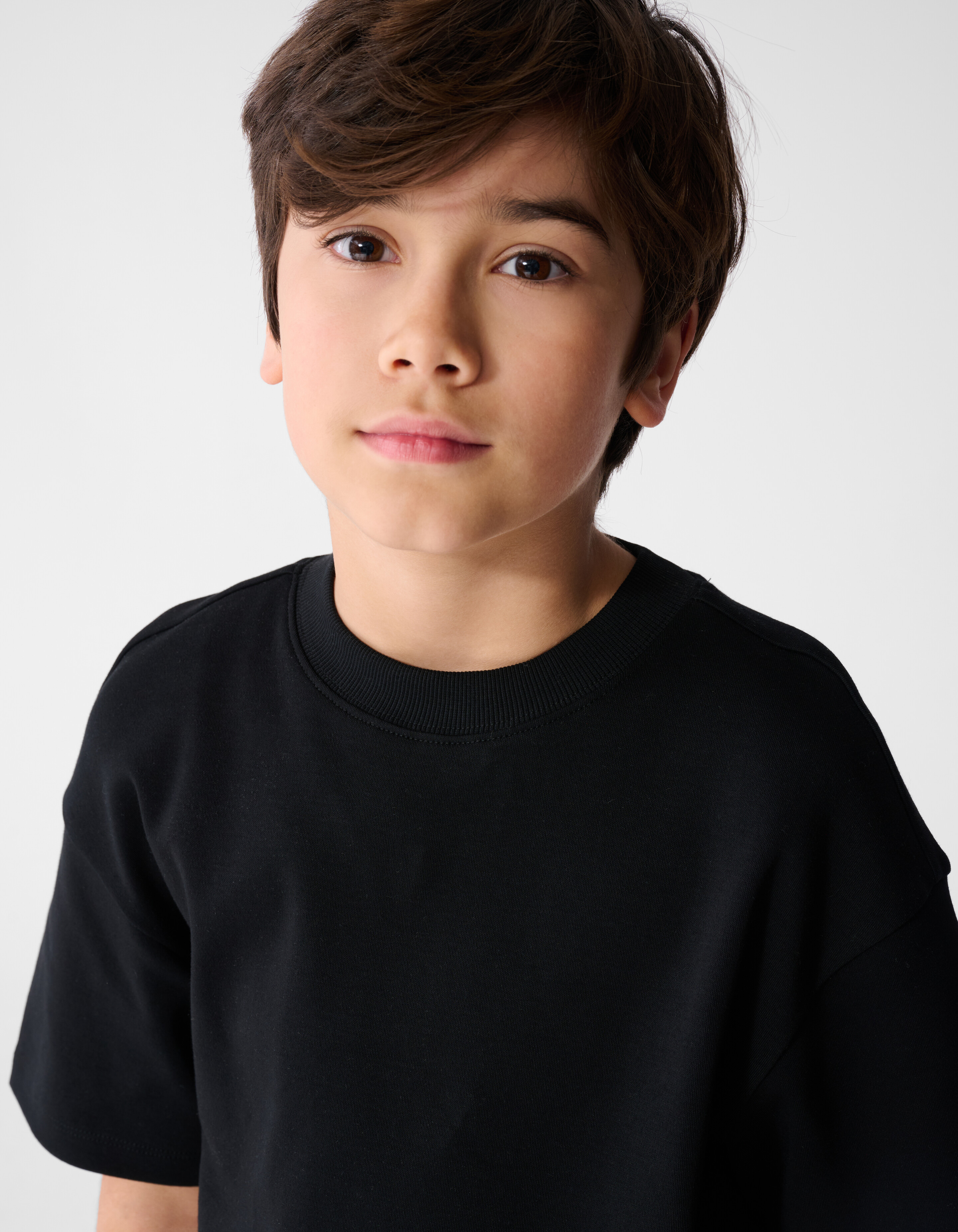 Basic T-shirt Zwart SHOEBY BOYS