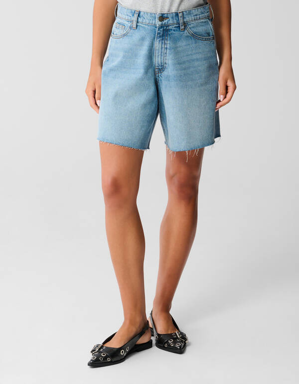 Bermuda Denim Short Mediumstone SHOEBY WOMEN