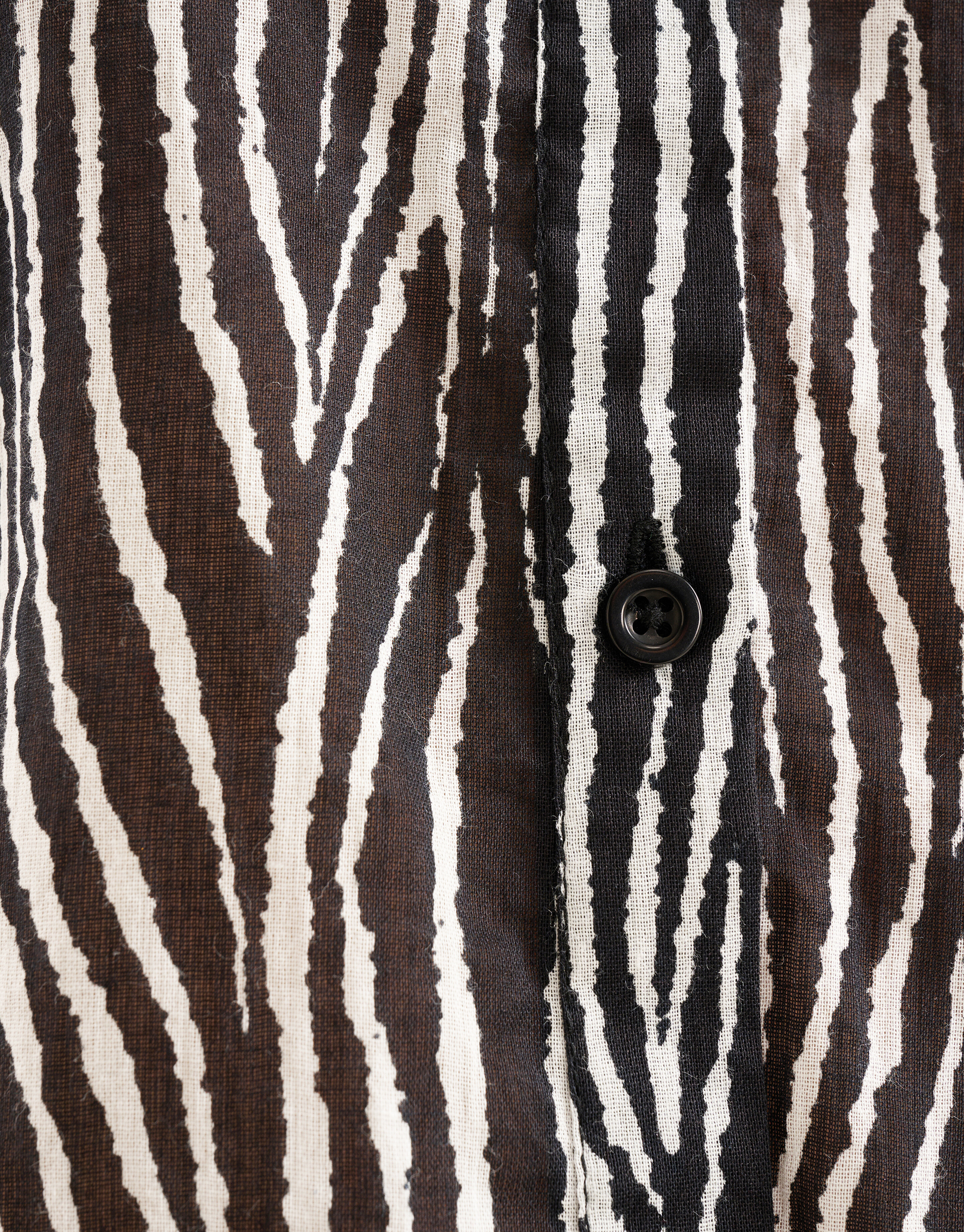 Zebra Voile Blouse Zwart SHOEBY WOMEN