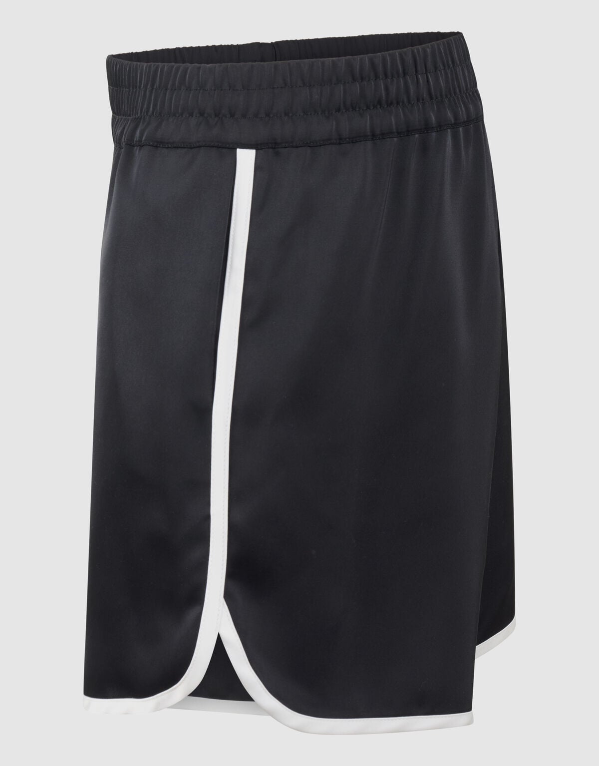 Satijnen Short Zwart By Monica SHOEBY WOMEN
