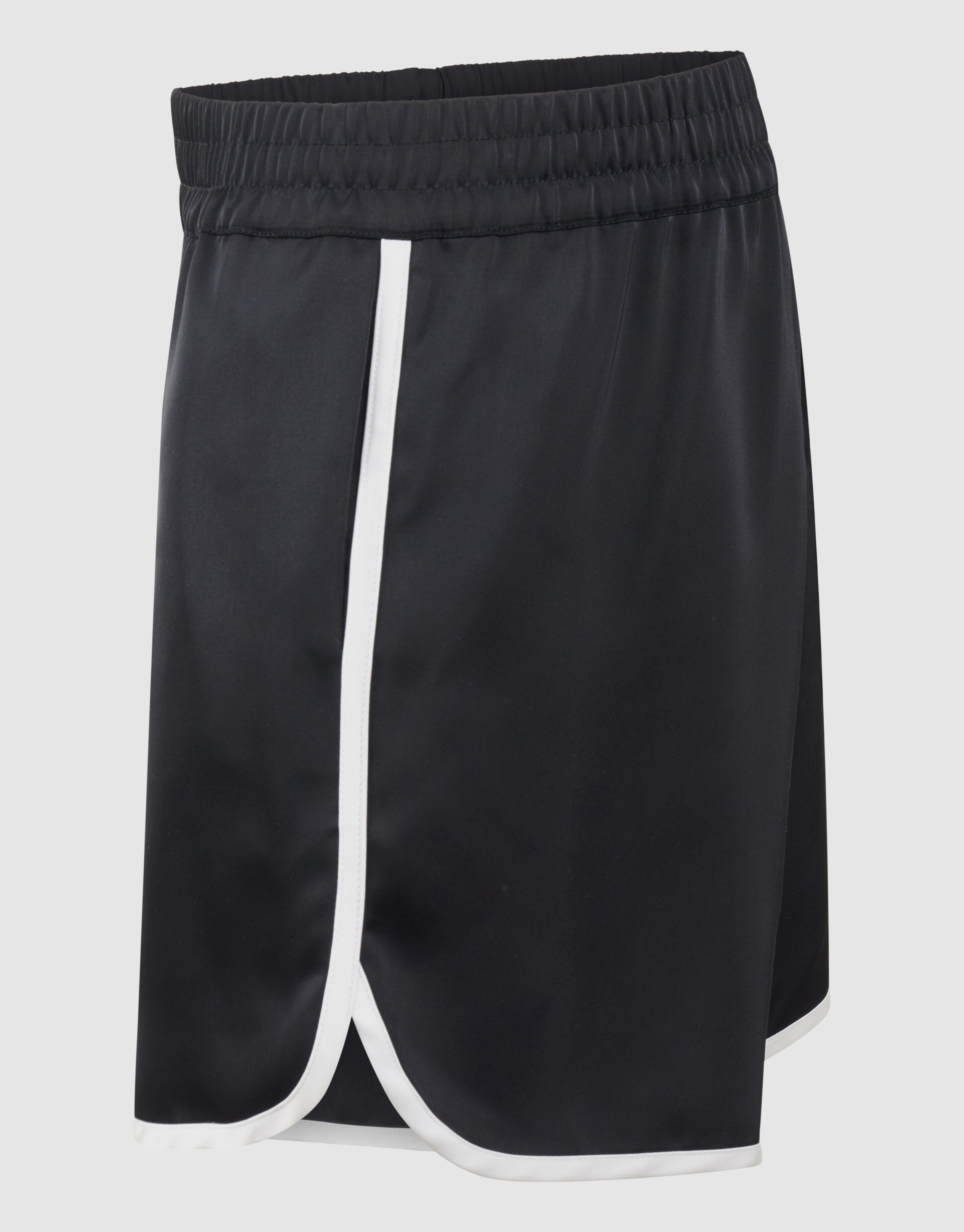Satijnen Short Zwart By Monica SHOEBY WOMEN