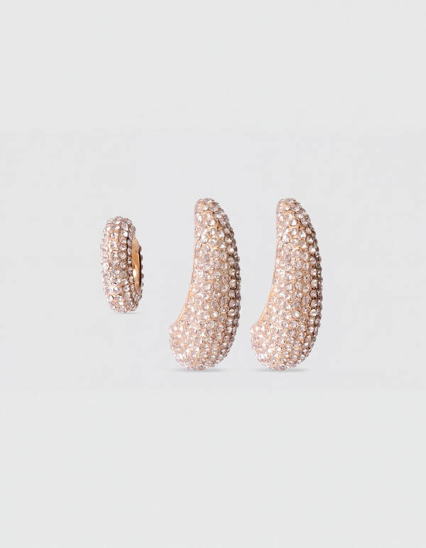 Pointy Strass Oorbellen Set Goud SHOEBY ACCESSOIRES