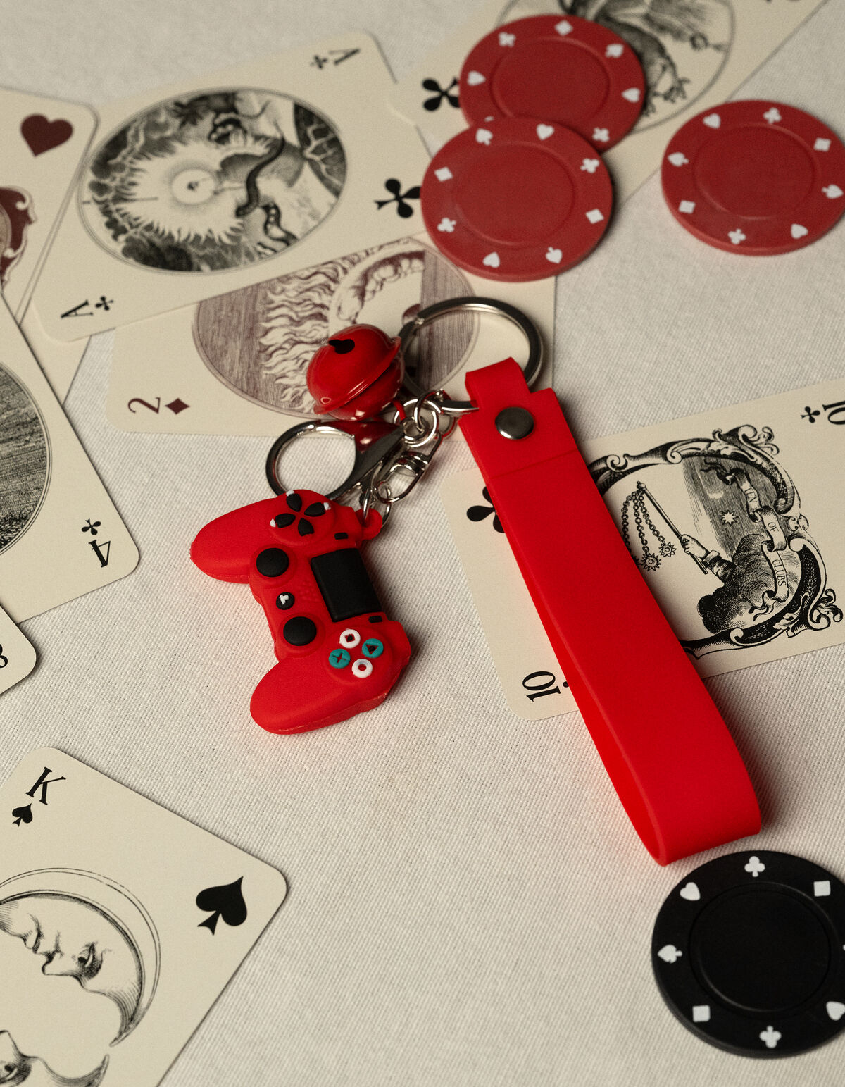 Controle Sleutelhanger Rood SHOEBY ACCESSOIRES