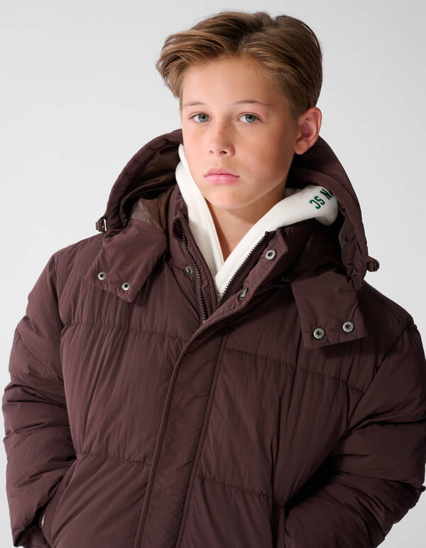 Big Puffer Jas Donkerbruin SHOEBY BOYS