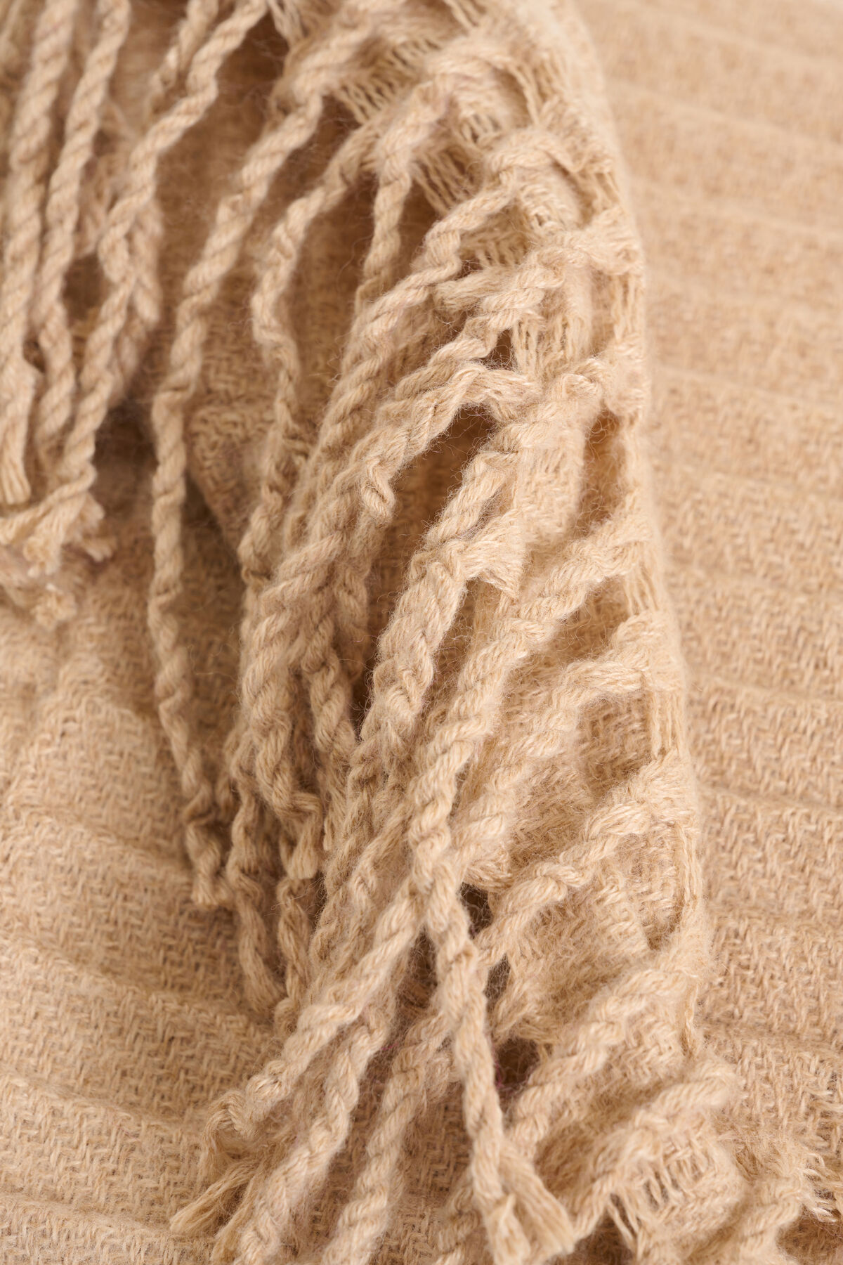 Structuur Sjaal Beige SHOEBY ACCESSOIRES