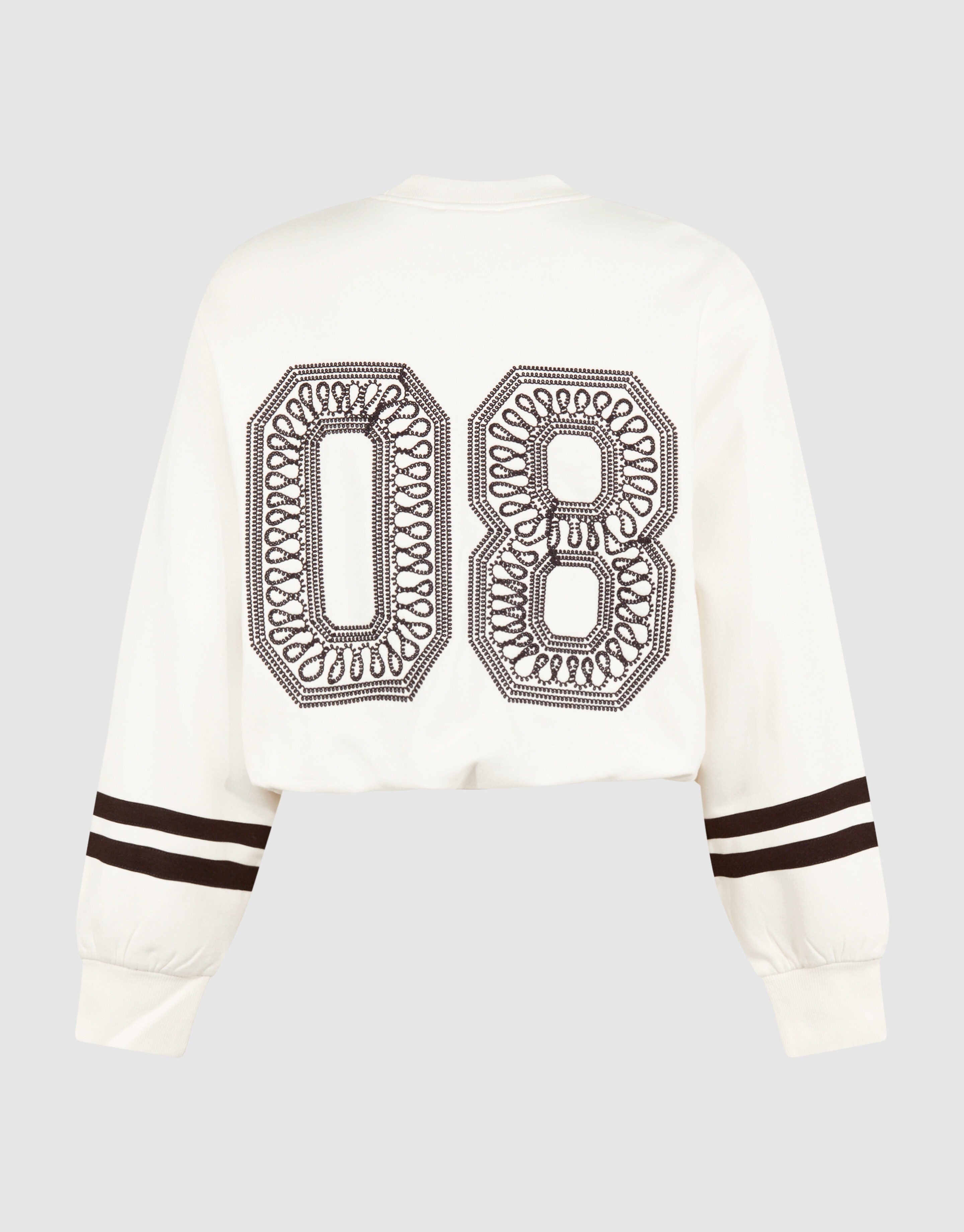 Varsity Cord Sweater Gebroken Wit SHOEBY WOMEN