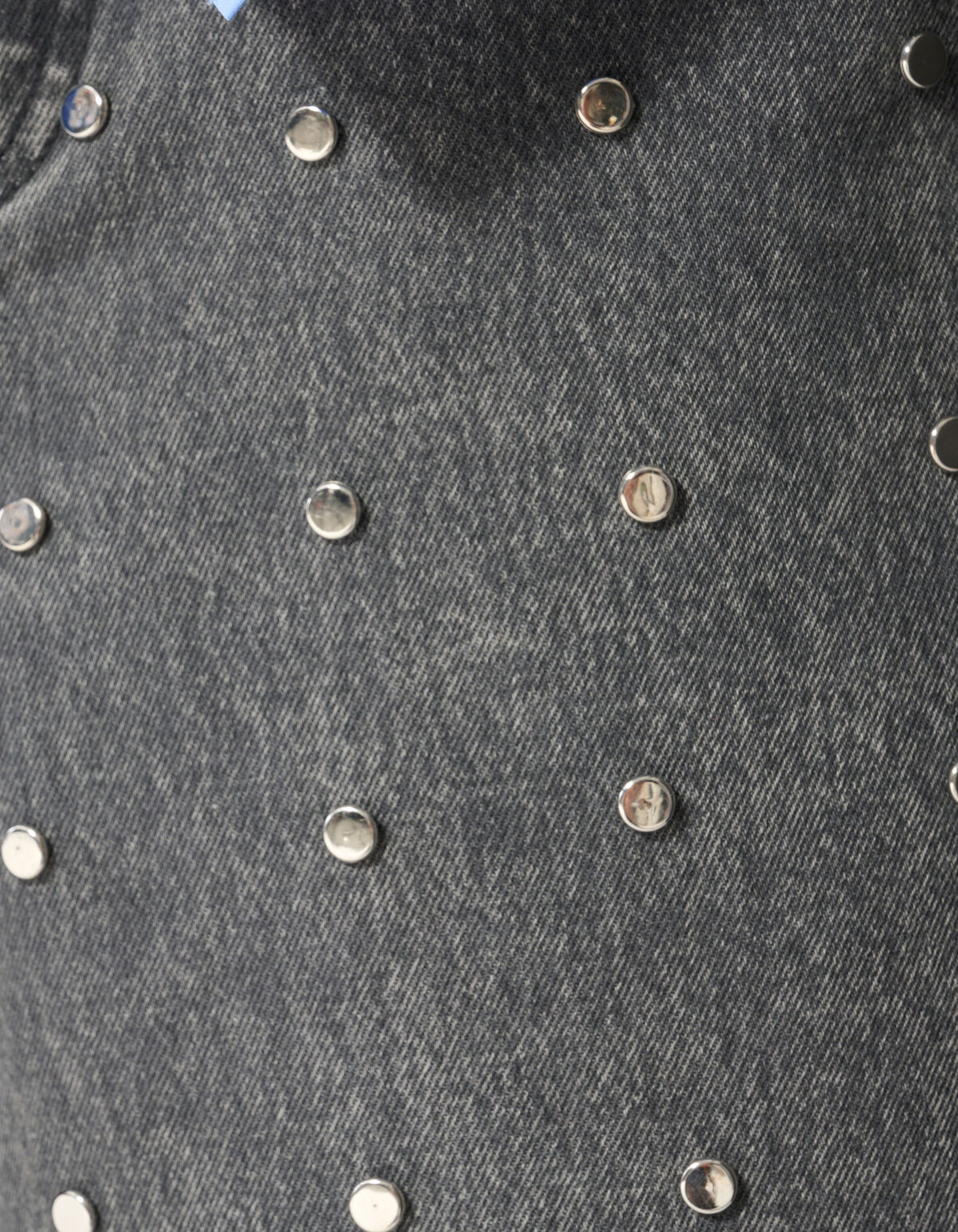 Studded Denim Jort Grijs SHOEBY WOMEN