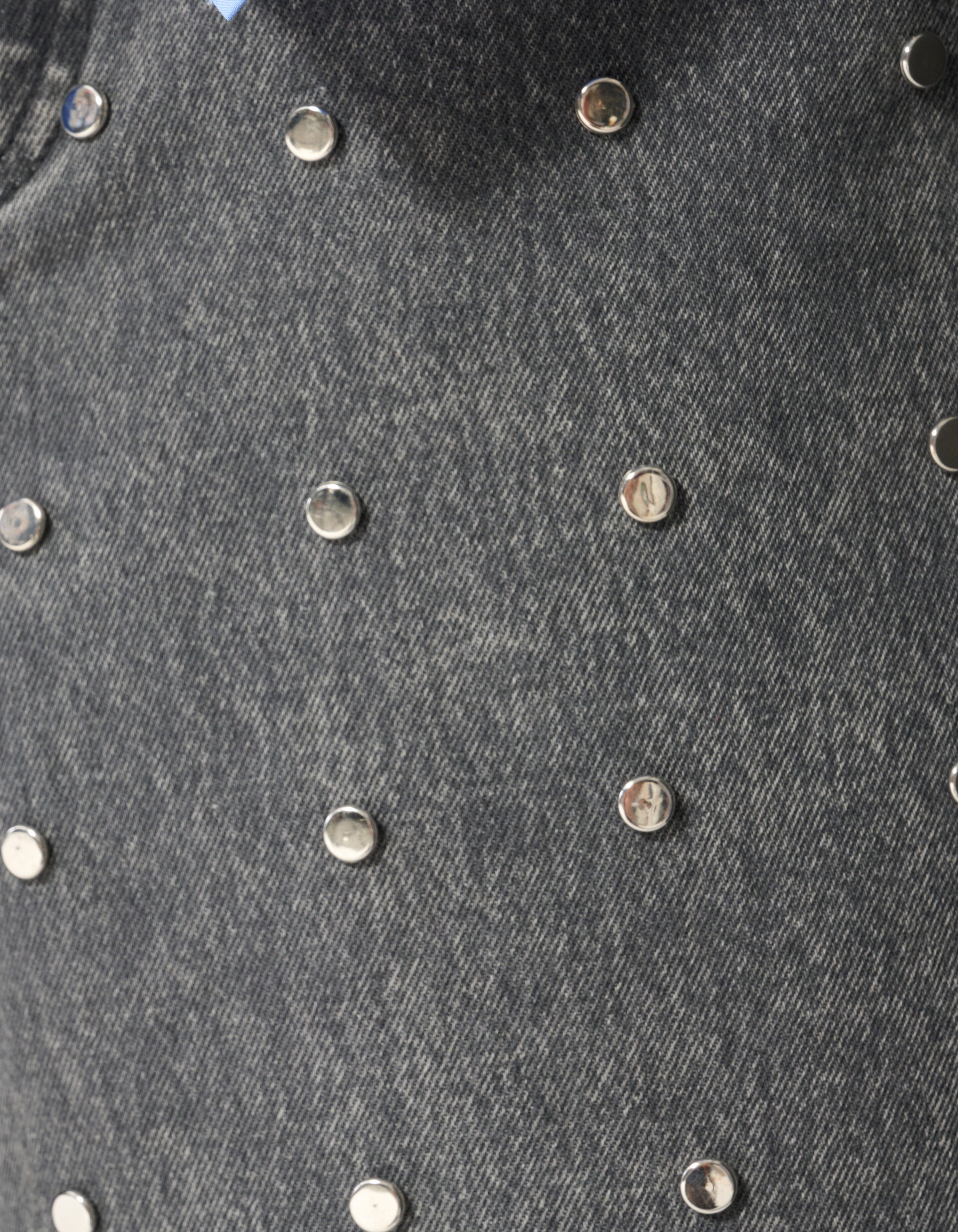 Studded Denim Jort Grijs SHOEBY WOMEN