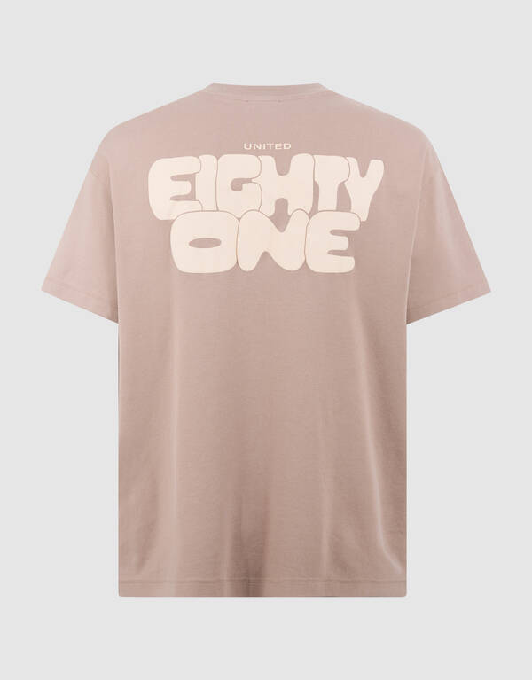 Washed Spark T-shirt Taupe SHOEBY MEN