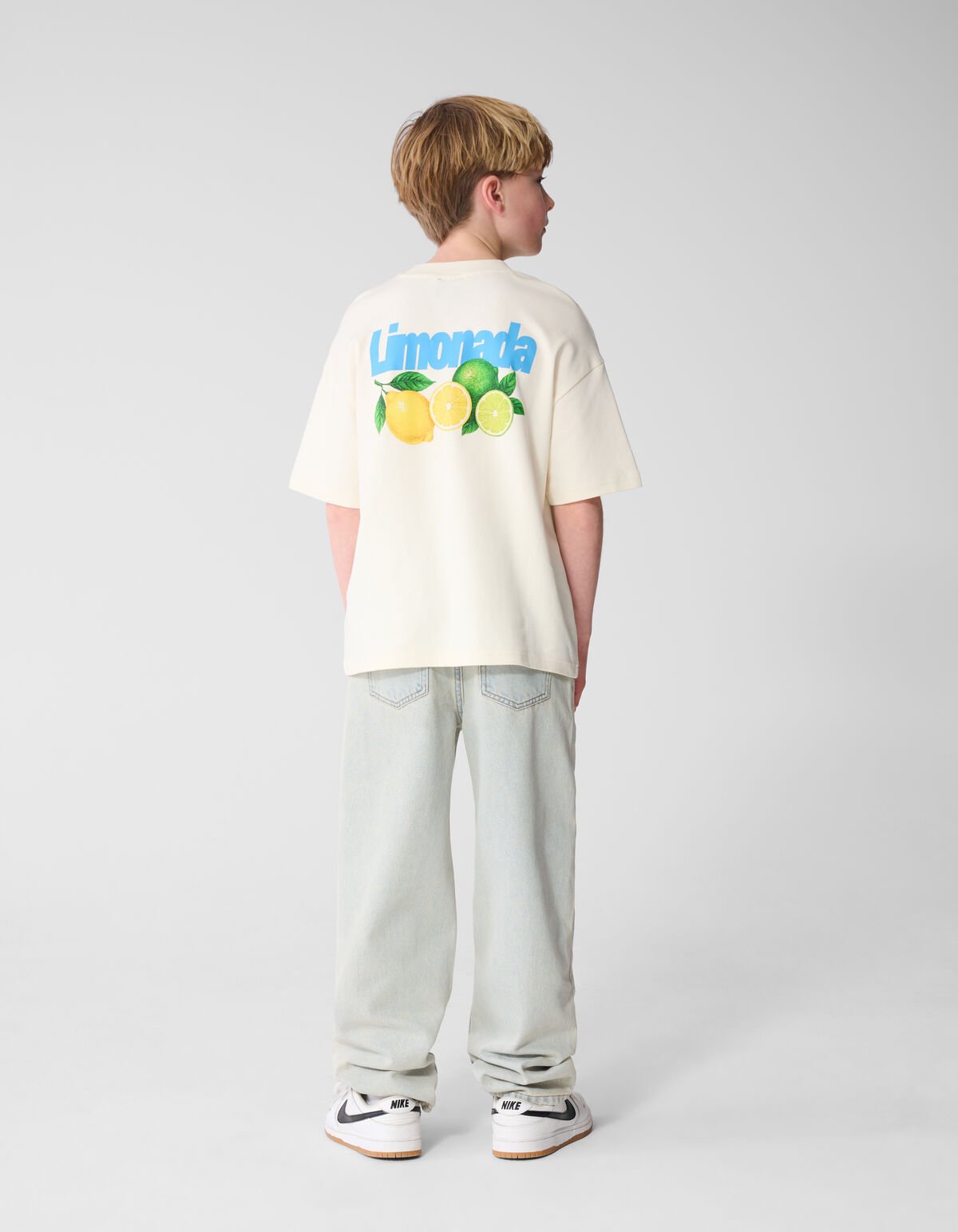 Limonada Artwork T-shirt Gebroken Wit SHOEBY BOYS