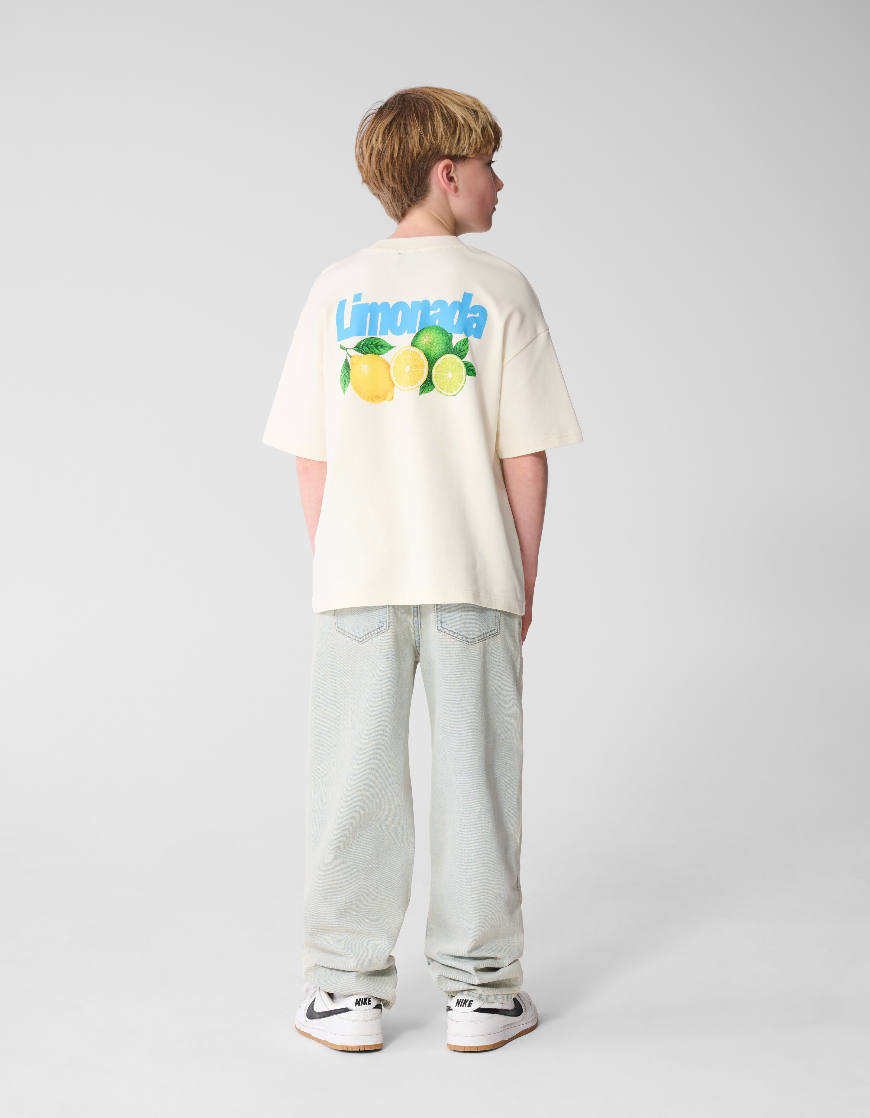 Limonada Artwork T-shirt Gebroken Wit SHOEBY BOYS