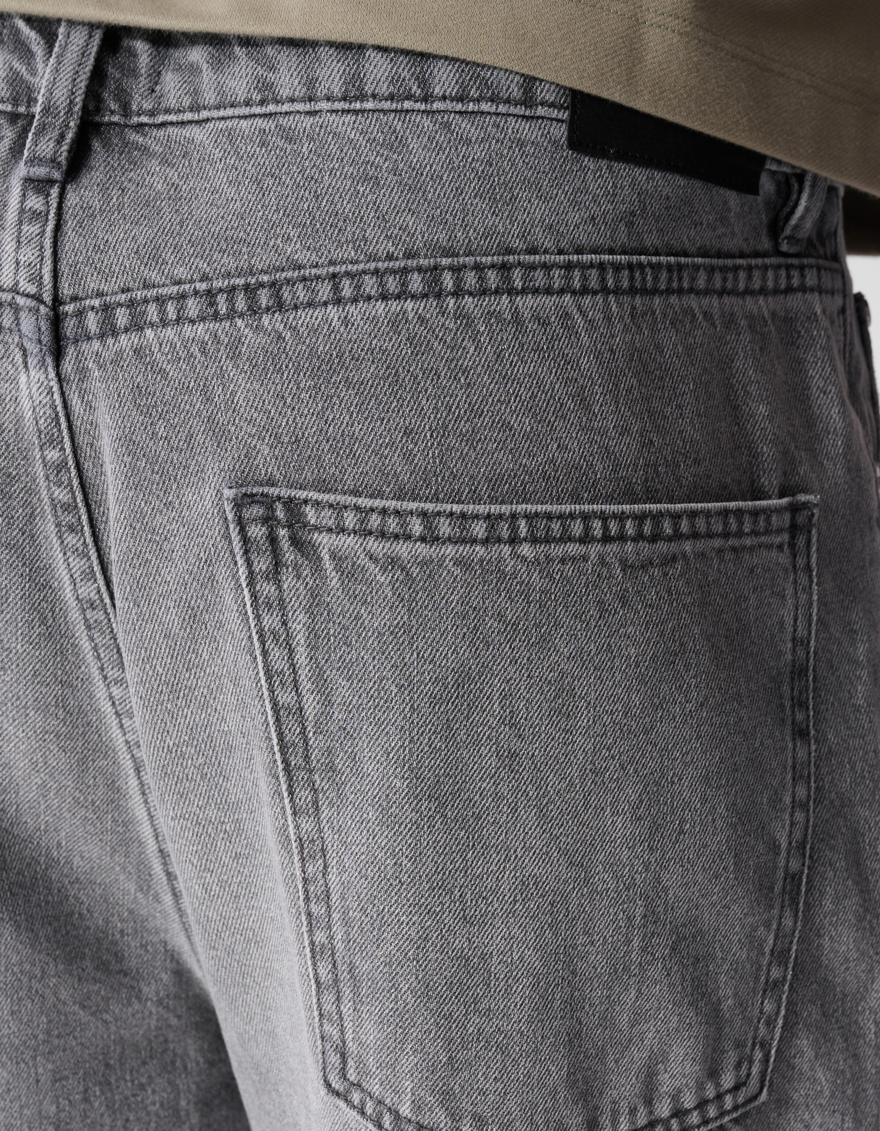 Baggy Fit Jeans Grijs L34 SHOEBY MEN