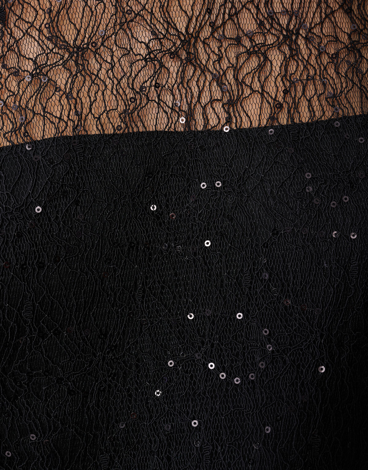 Kanten T-shirt Zwart SHOEBY WOMEN