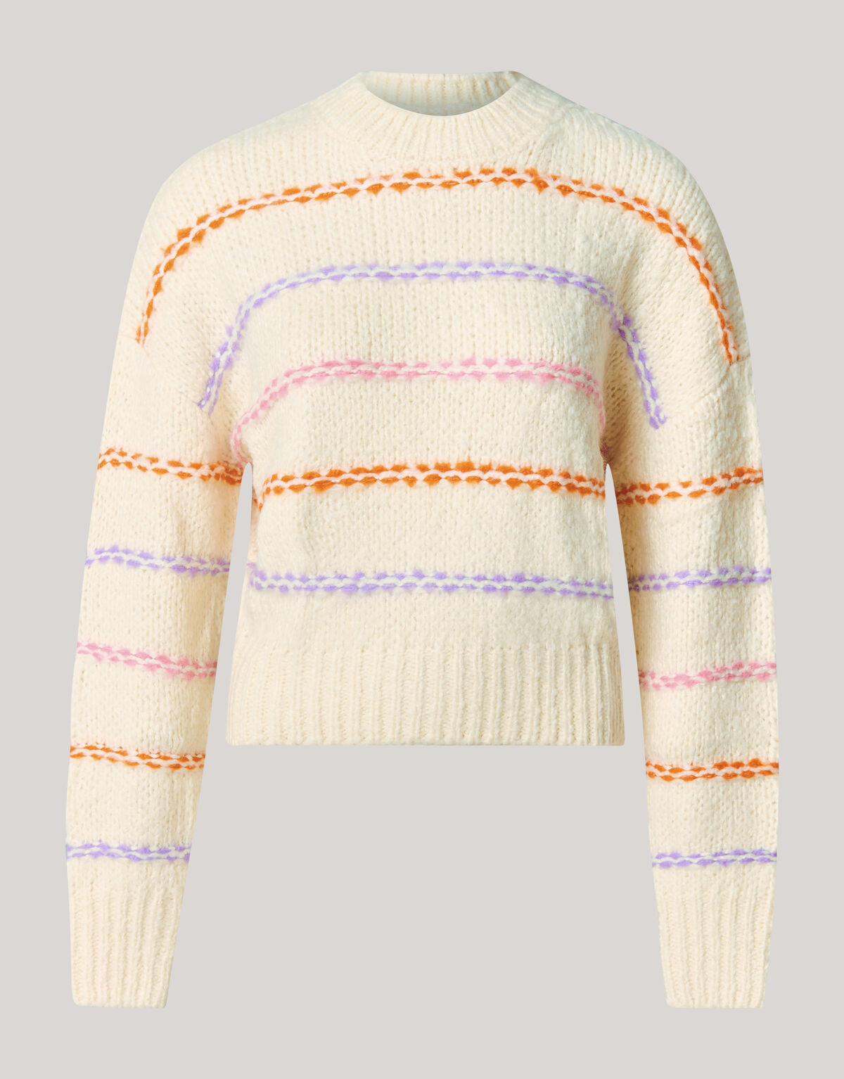 Fun Stripe Trui Gebroken Wit SHOEBY WOMEN