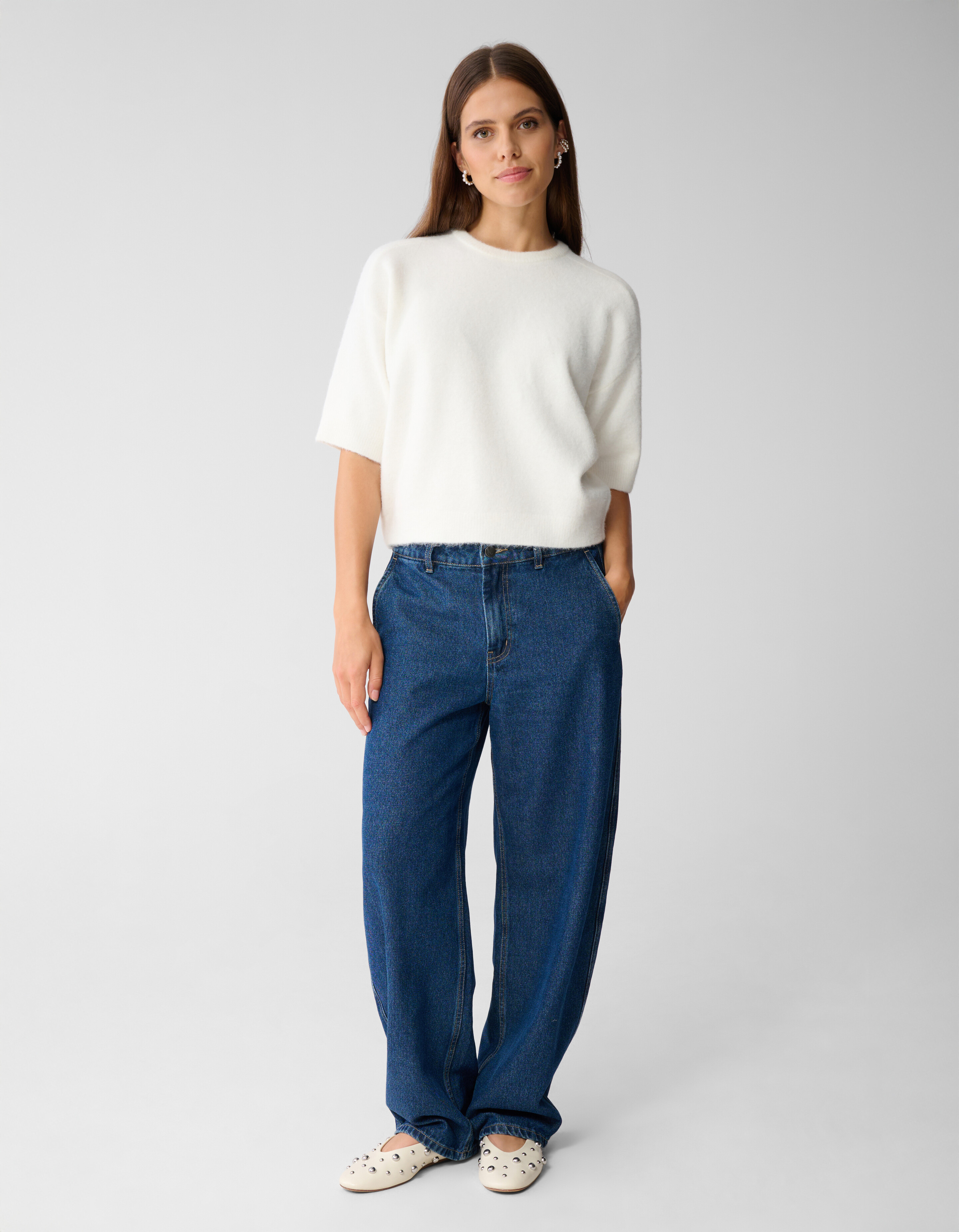 Barrel Fit Jeans Donkerblauw By Mieke SHOEBY WOMEN