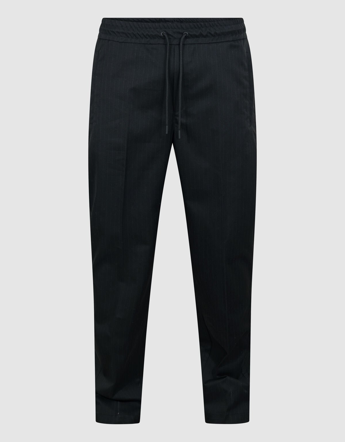 Pinstripe Tapered Fit Broek Zwart SHOEBY MEN