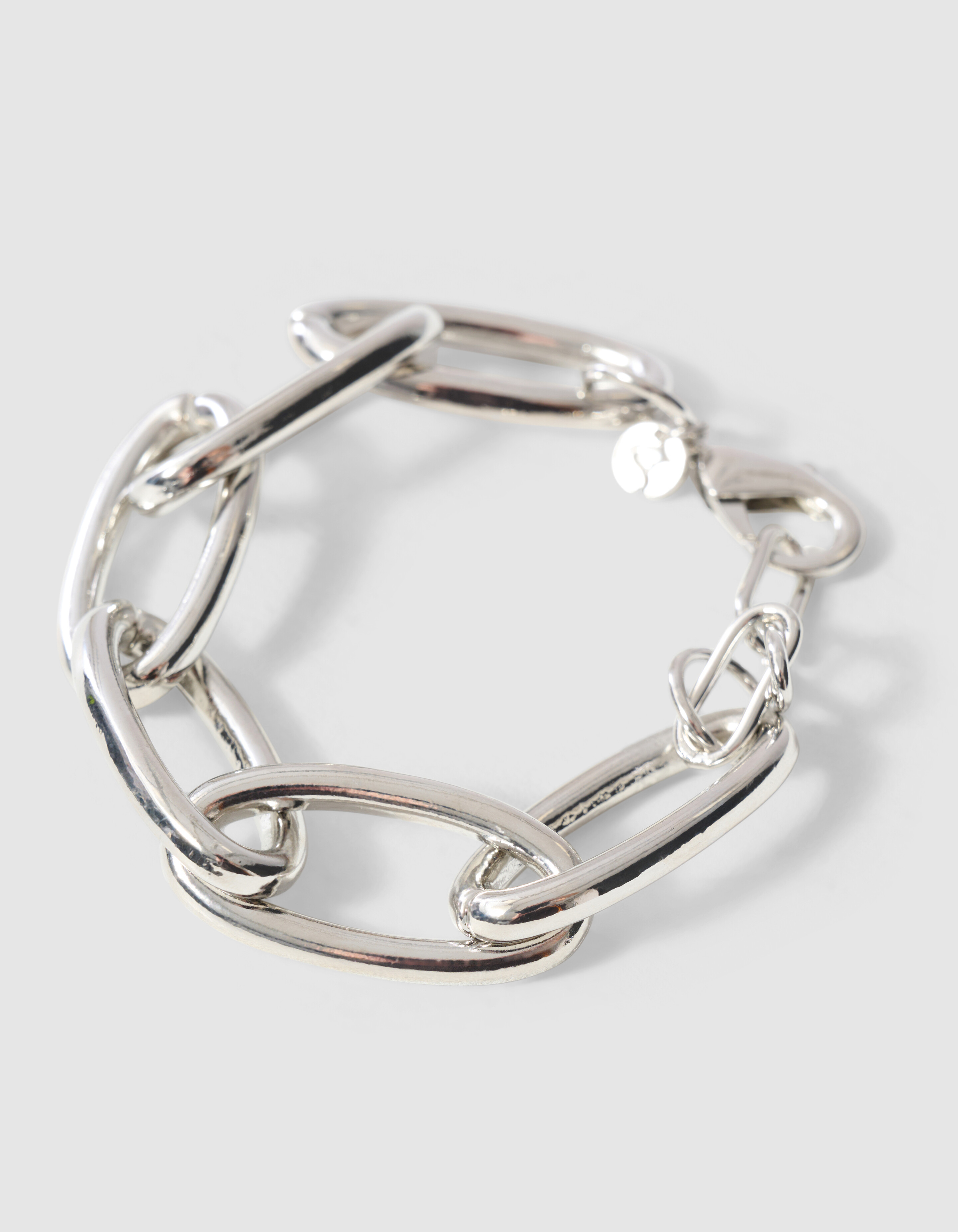 Chain Oval Armband ZIlver SHOEBY ACCESSOIRES