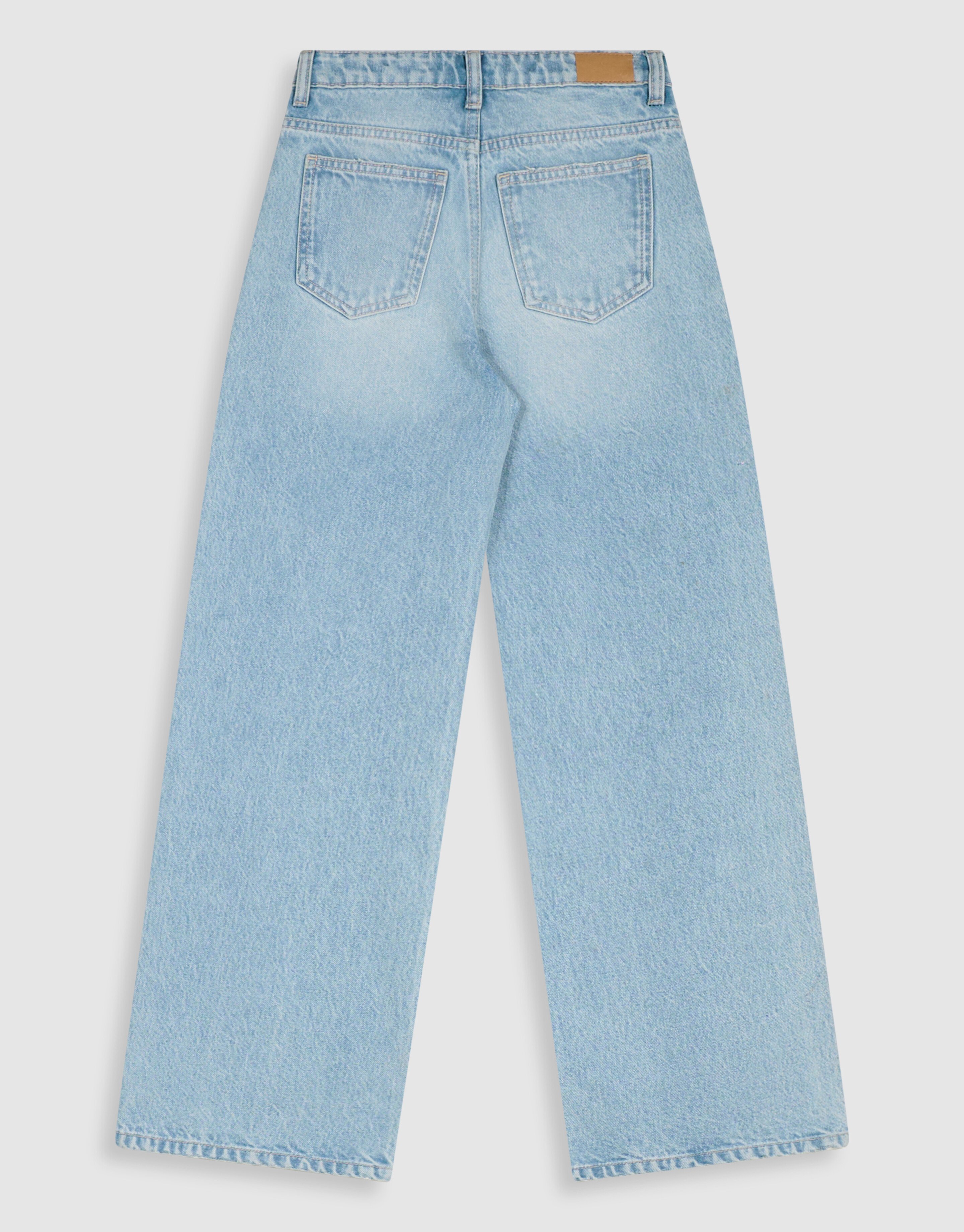 Strass Wide Leg Fit Jeans Blauw SHOEBY GIRLS