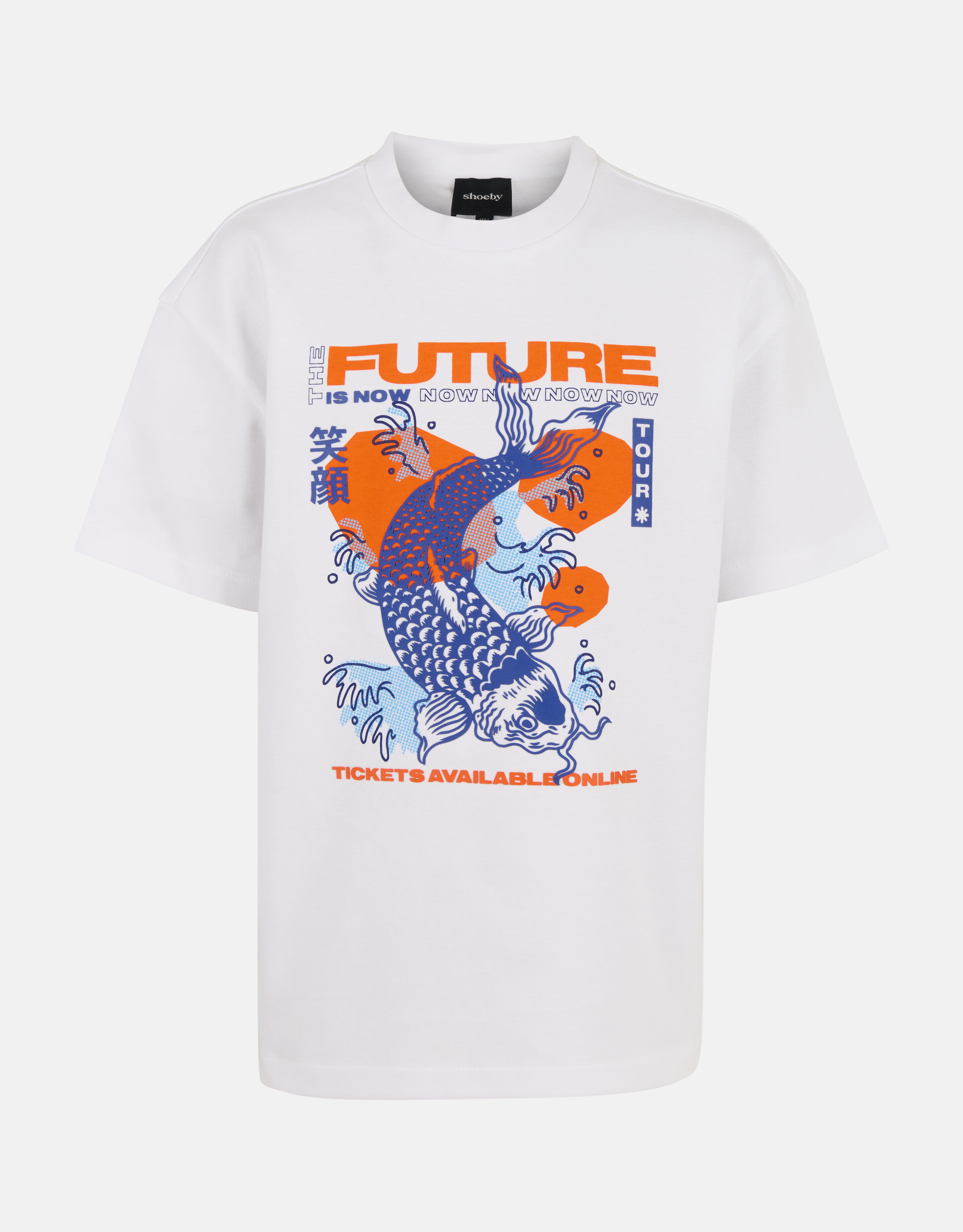Artwork T-shirt Wit SHOEBY BOYS