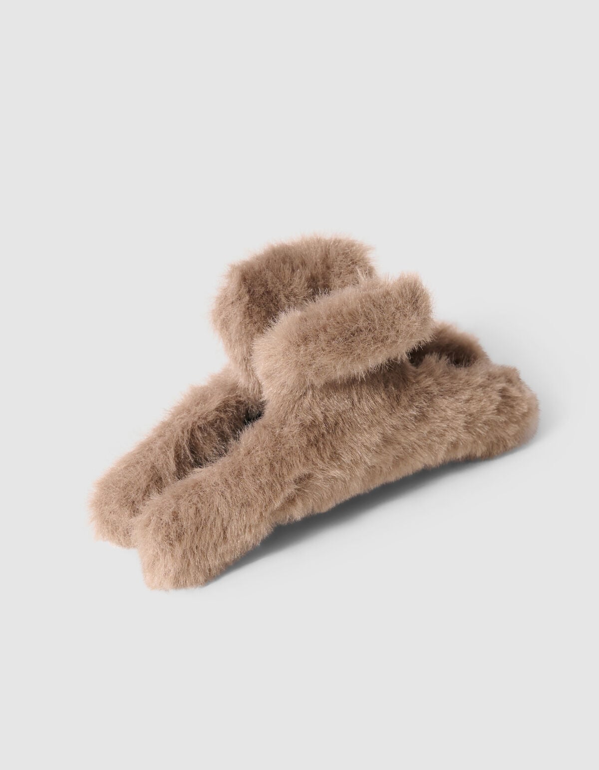 Faux Fur Big Haarclip Bruin SHOEBY ACCESSOIRES