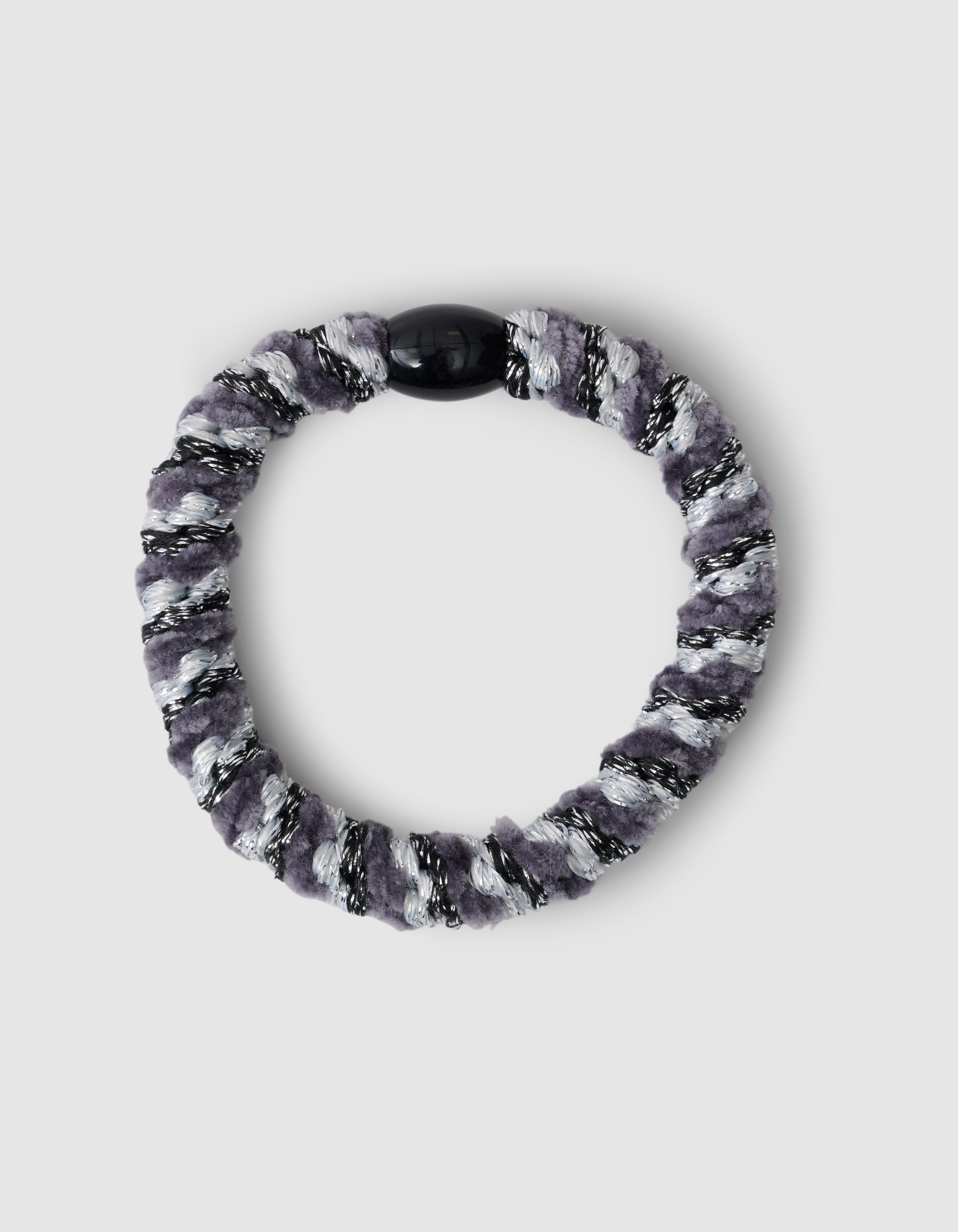 Lurex Haarelastiek Grijs SHOEBY ACCESSOIRES