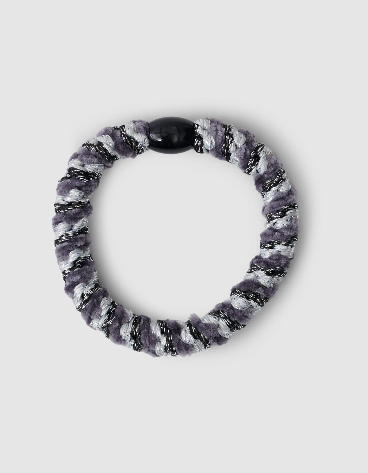 Lurex Haarelastiek Grijs SHOEBY ACCESSOIRES
