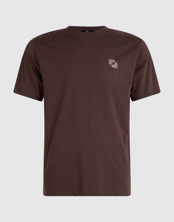 Artwork T-shirt Donkerbruin SHOEBY MEN